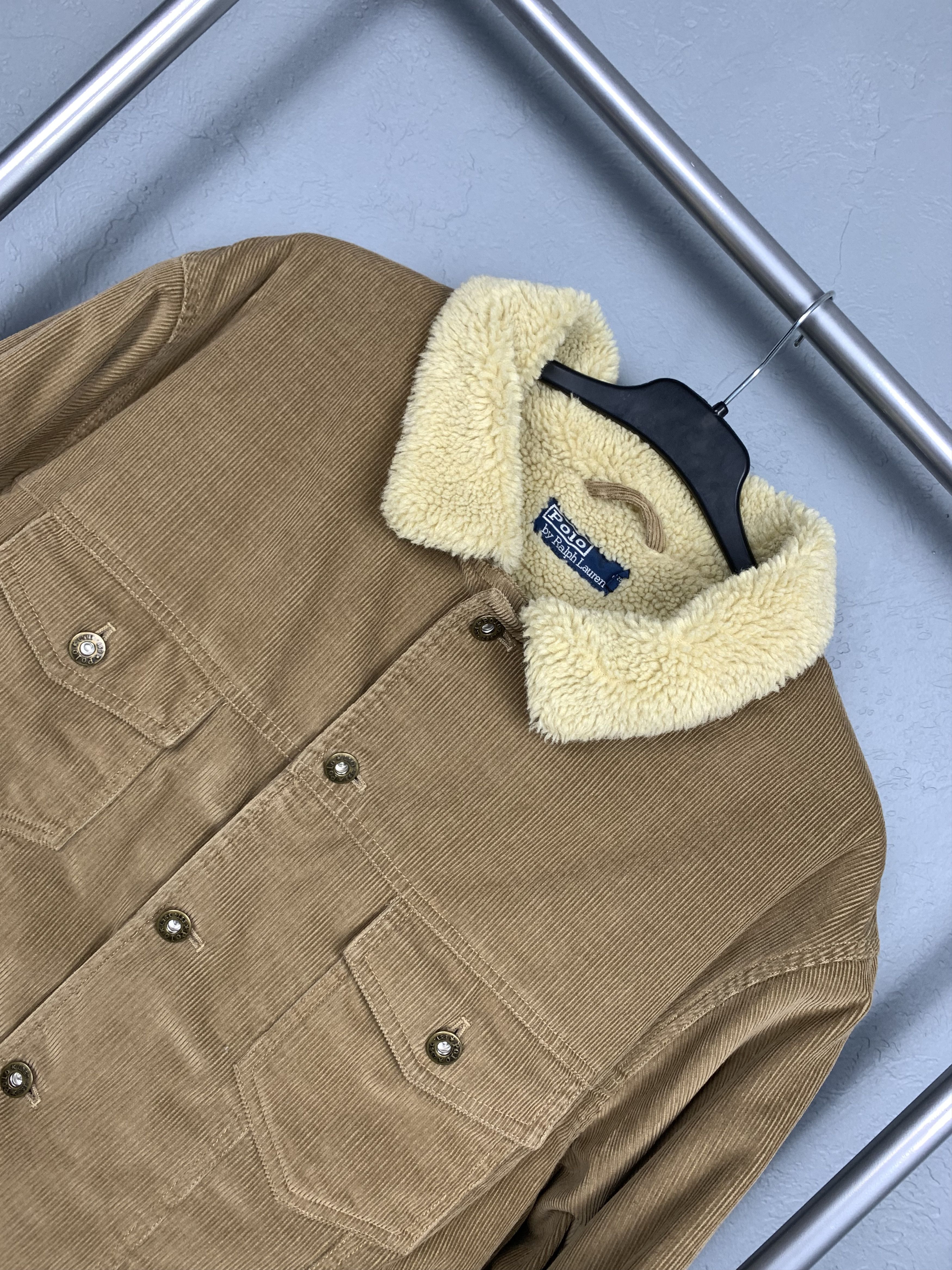 Polo Ralph Lauren Polo Ralph Lauren Vintage Mens Sherpa Corduroy Jacket Size US L / EU 52-54 / 3 - 2 Thumbnail