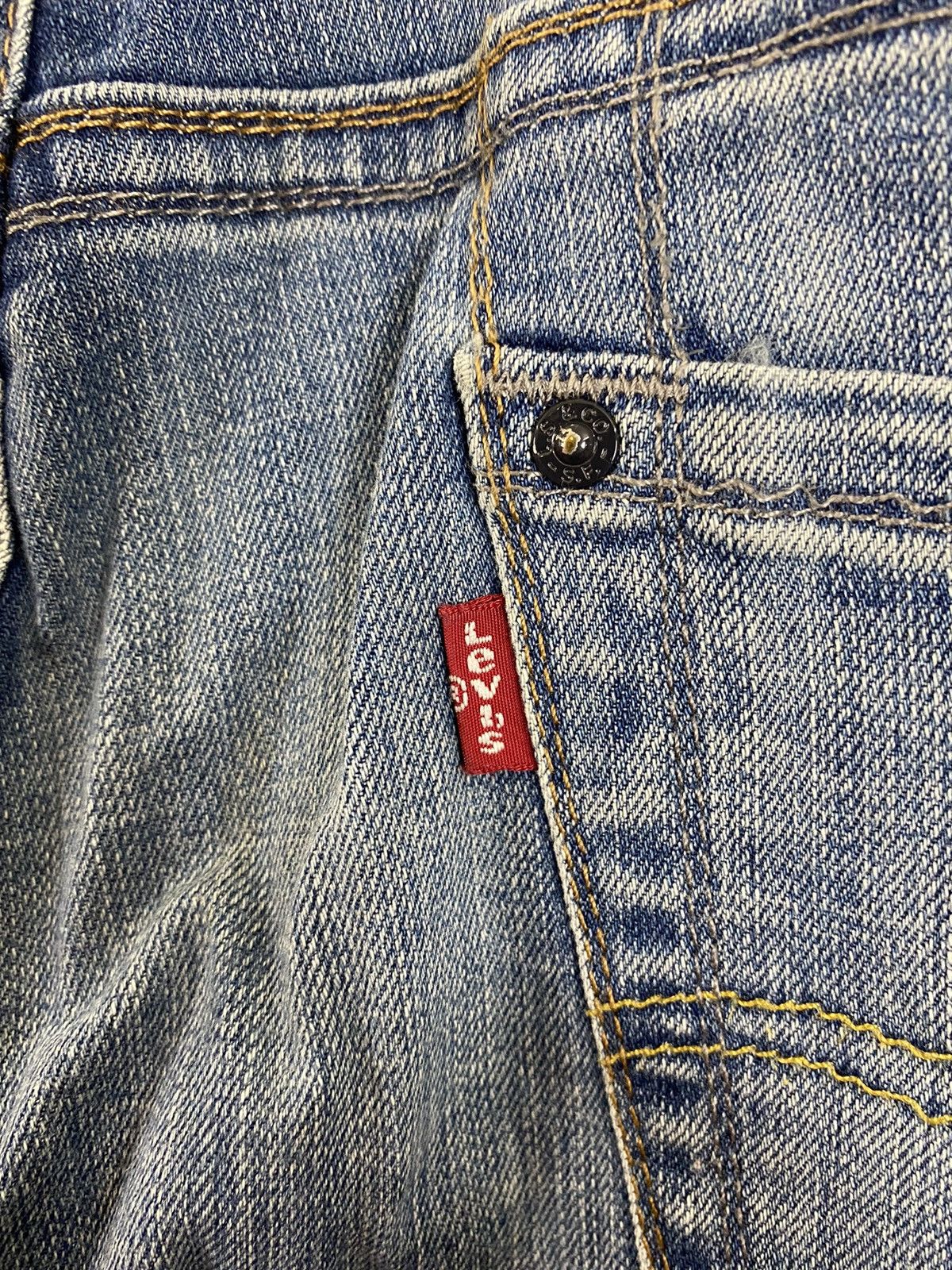 Levi's DLS 513 Levi’s Blue Faded Denim Pants #BB527 Size US 30 / EU 46 - 11 Thumbnail