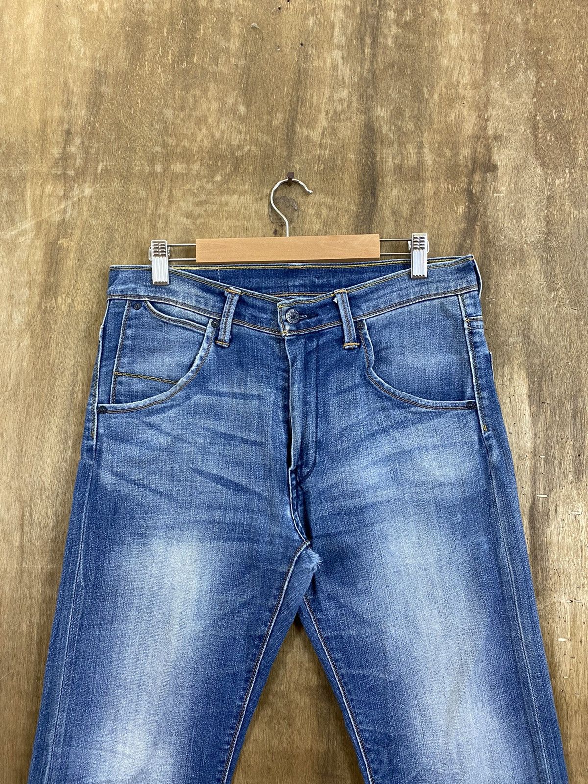 Levi's DLS 513 Levi’s Blue Faded Denim Pants #BB527 Size US 30 / EU 46 - 2 Thumbnail