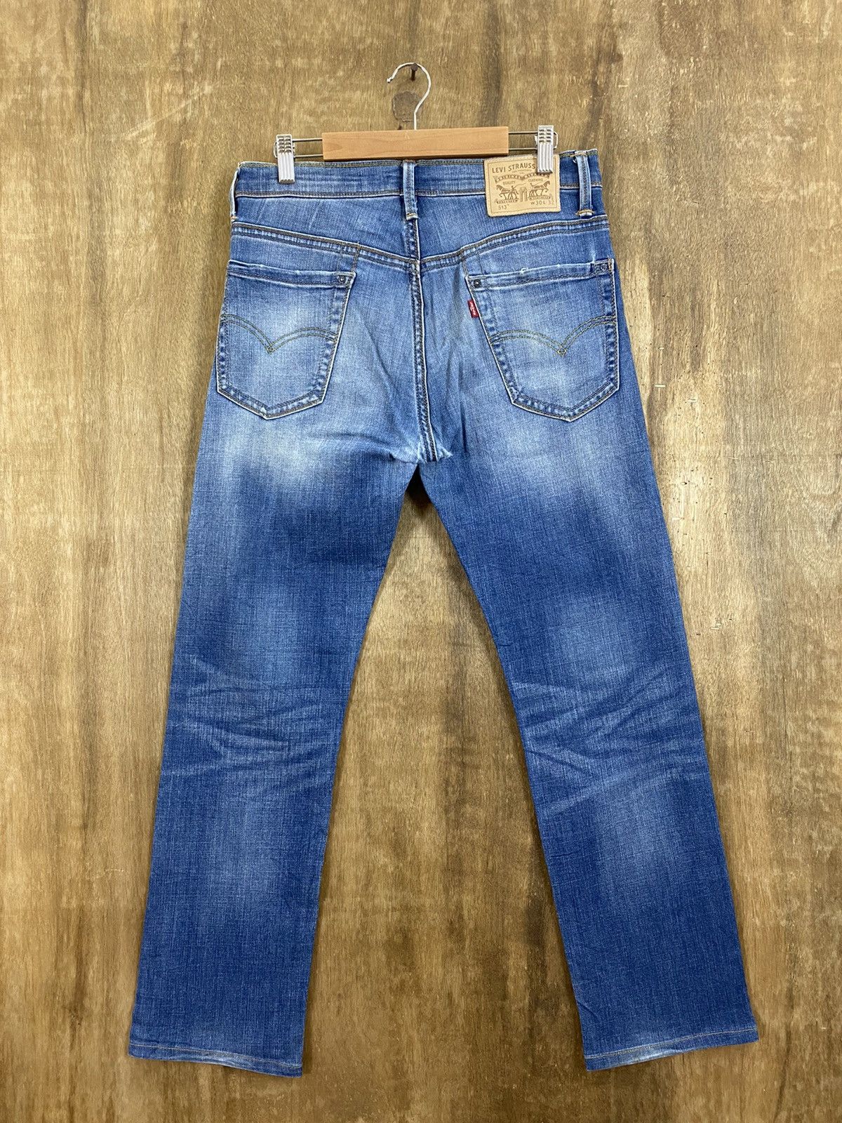 Levi's DLS 513 Levi’s Blue Faded Denim Pants #BB527 Size US 30 / EU 46 - 6 Thumbnail