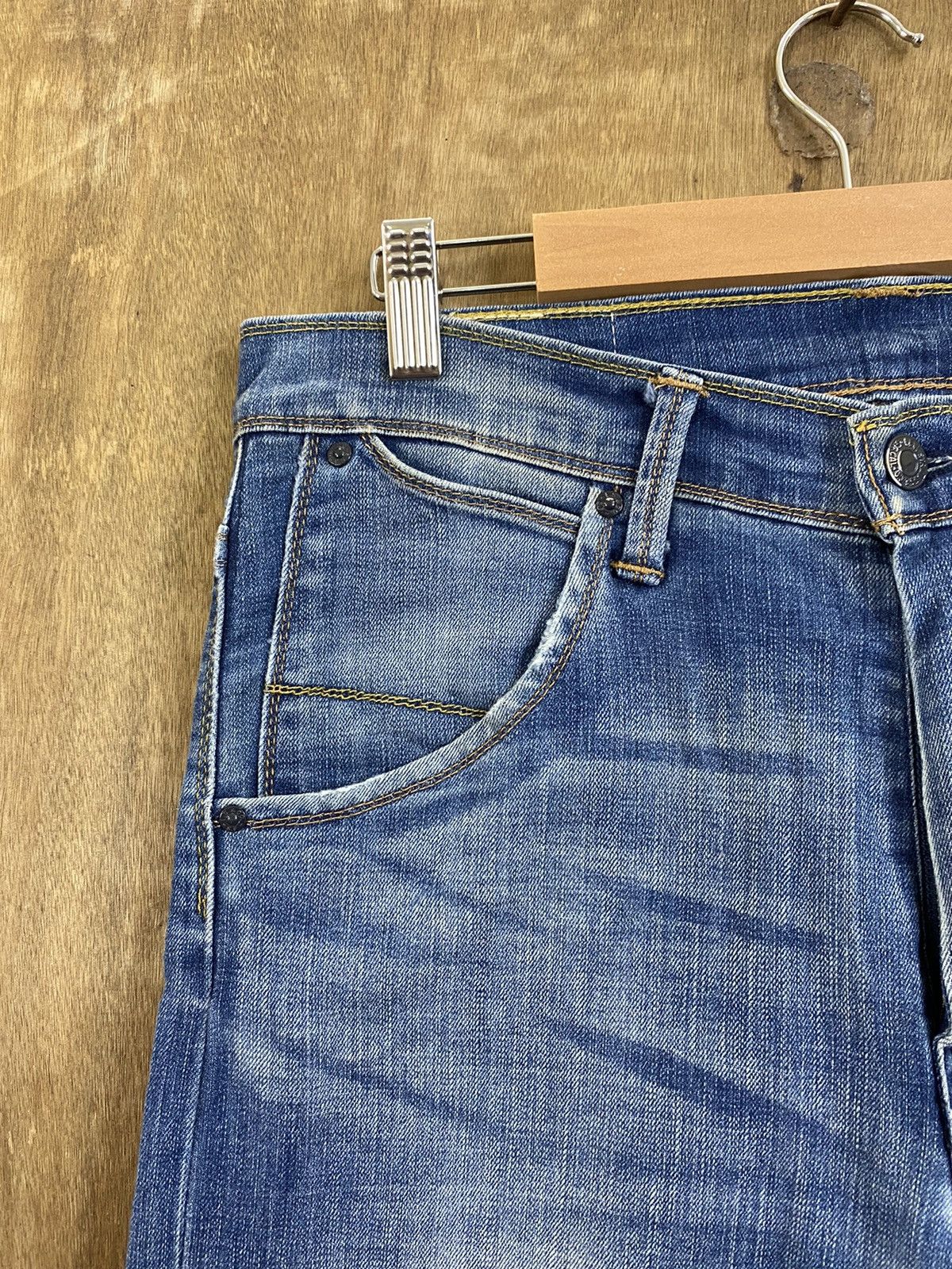 Levi's DLS 513 Levi’s Blue Faded Denim Pants #BB527 Size US 30 / EU 46 - 4 Thumbnail