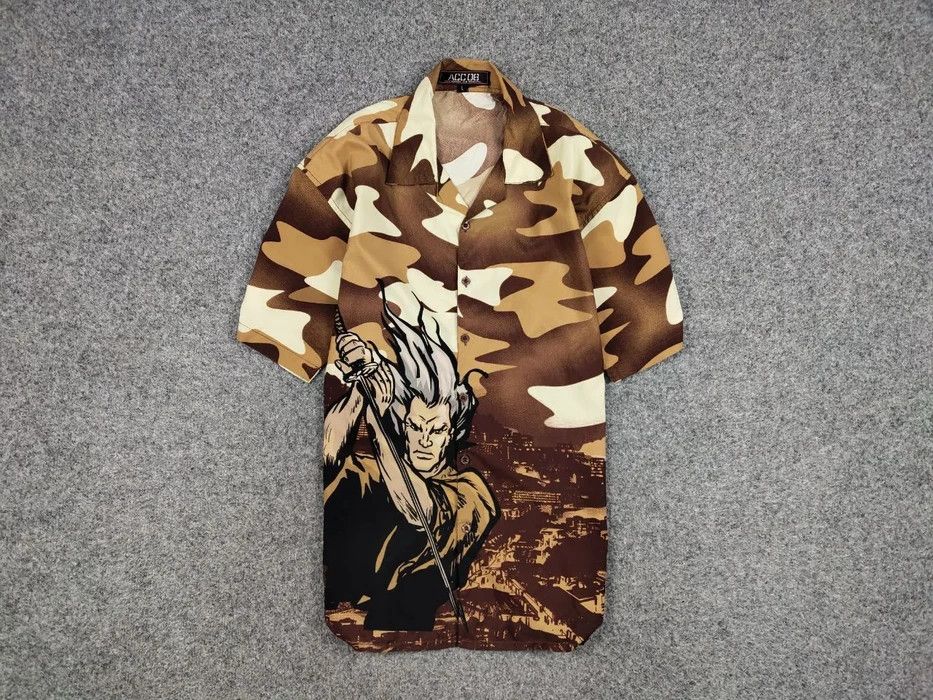 Other Vintage 90's Anime Japanese Brown All Print Hawaiian Shirt Size US L / EU 52-54 / 3 - 1 Thumbnail