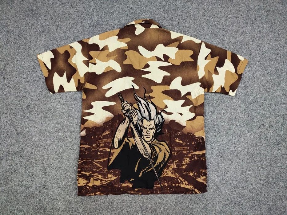 Other Vintage 90's Anime Japanese Brown All Print Hawaiian Shirt Size US L / EU 52-54 / 3 - 6 Thumbnail