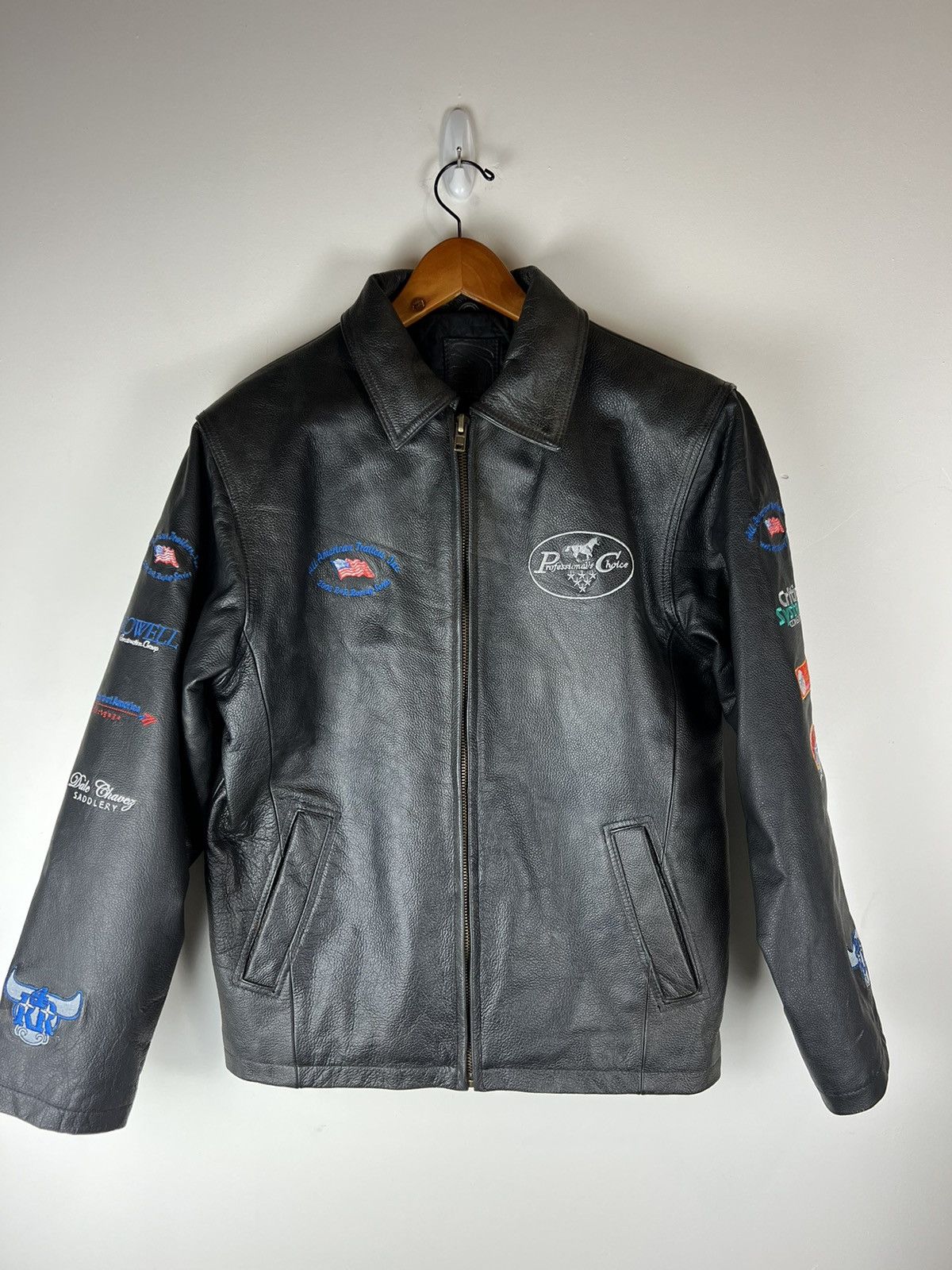 Genuine Leather All American 2008 R4R Roping Series Final Contestant Jacket Size US S / EU 44-46 / 1 - 2 Thumbnail