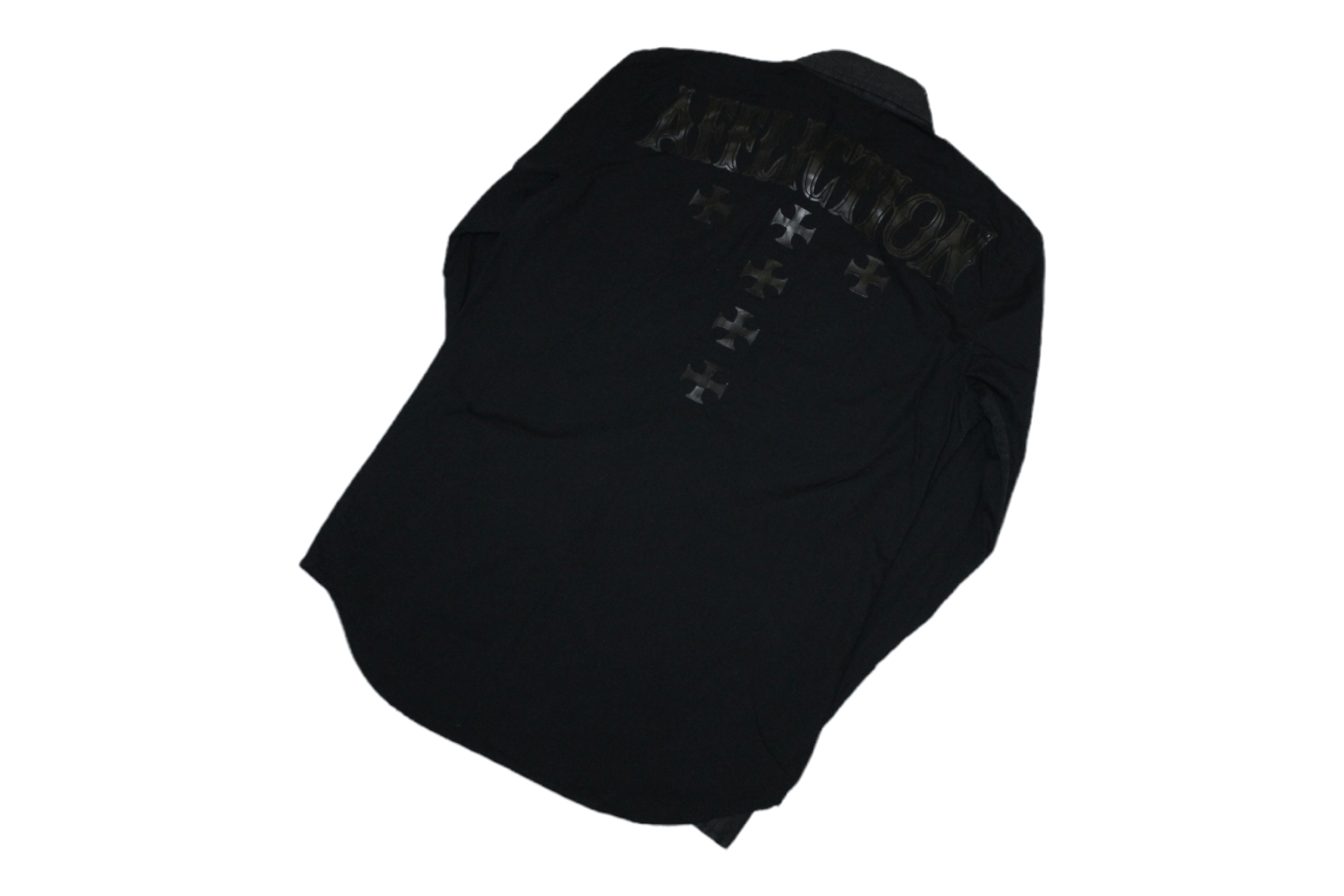 Affliction Affliction Black Premium Big Logo Patches Biker Shirt Size US S / EU 44-46 / 1 - 2 Thumbnail