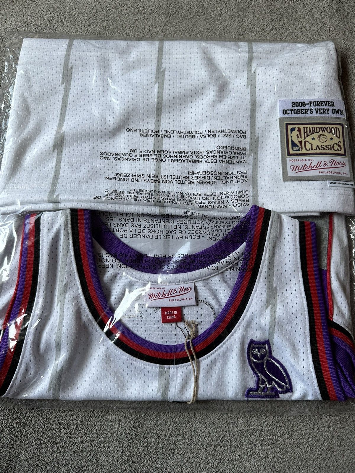 Mitchell & Ness × NBA × October's Very Own OVO Toronto Raptors x Mitchell & Ness Basketball Jersey Size US L / EU 52-54 / 3 - 2 Thumbnail