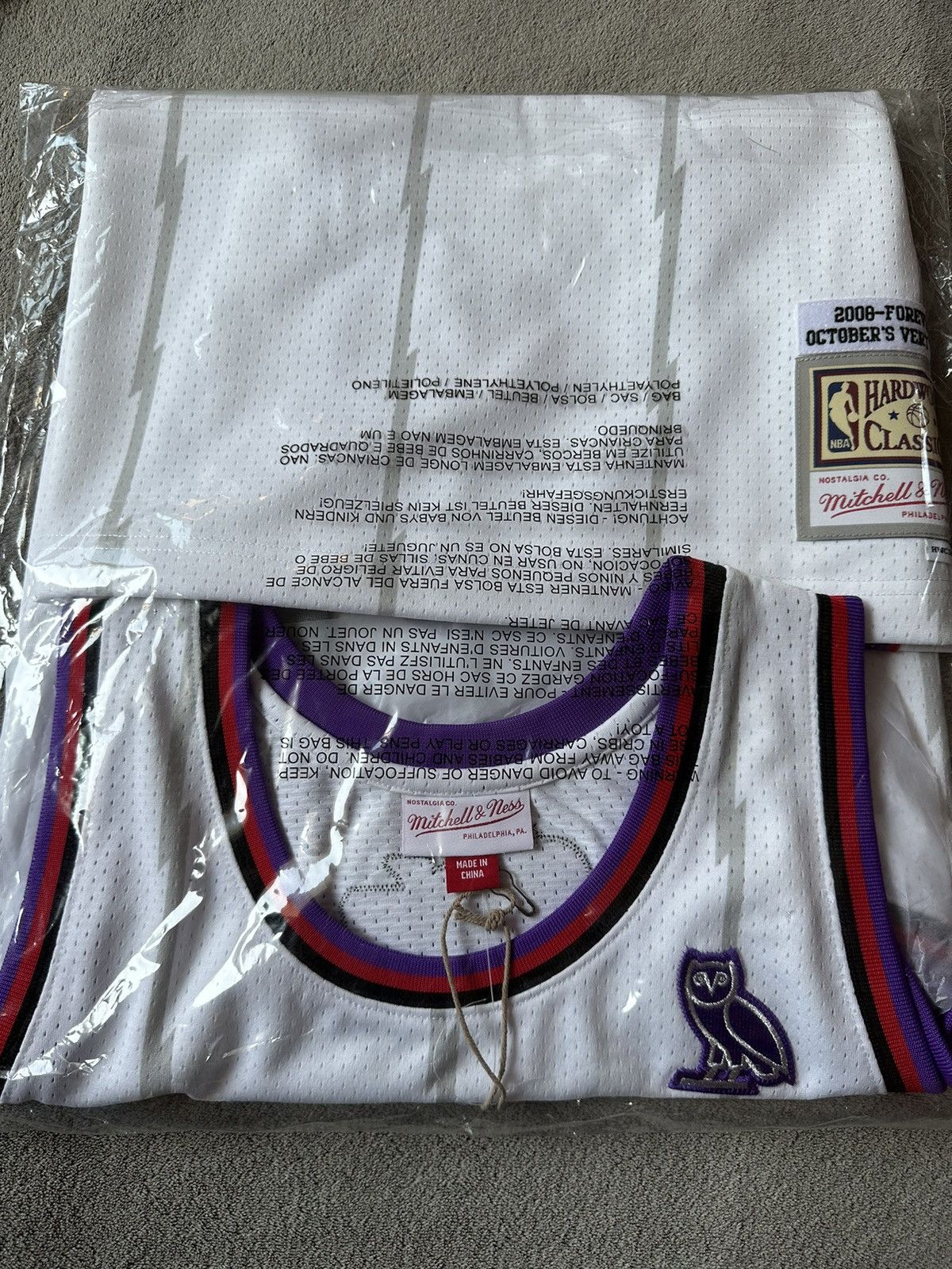Mitchell & Ness × NBA × October's Very Own OVO Toronto Raptors x Mitchell & Ness Basketball Jersey Size US XL / EU 56 / 4 - 5 Thumbnail