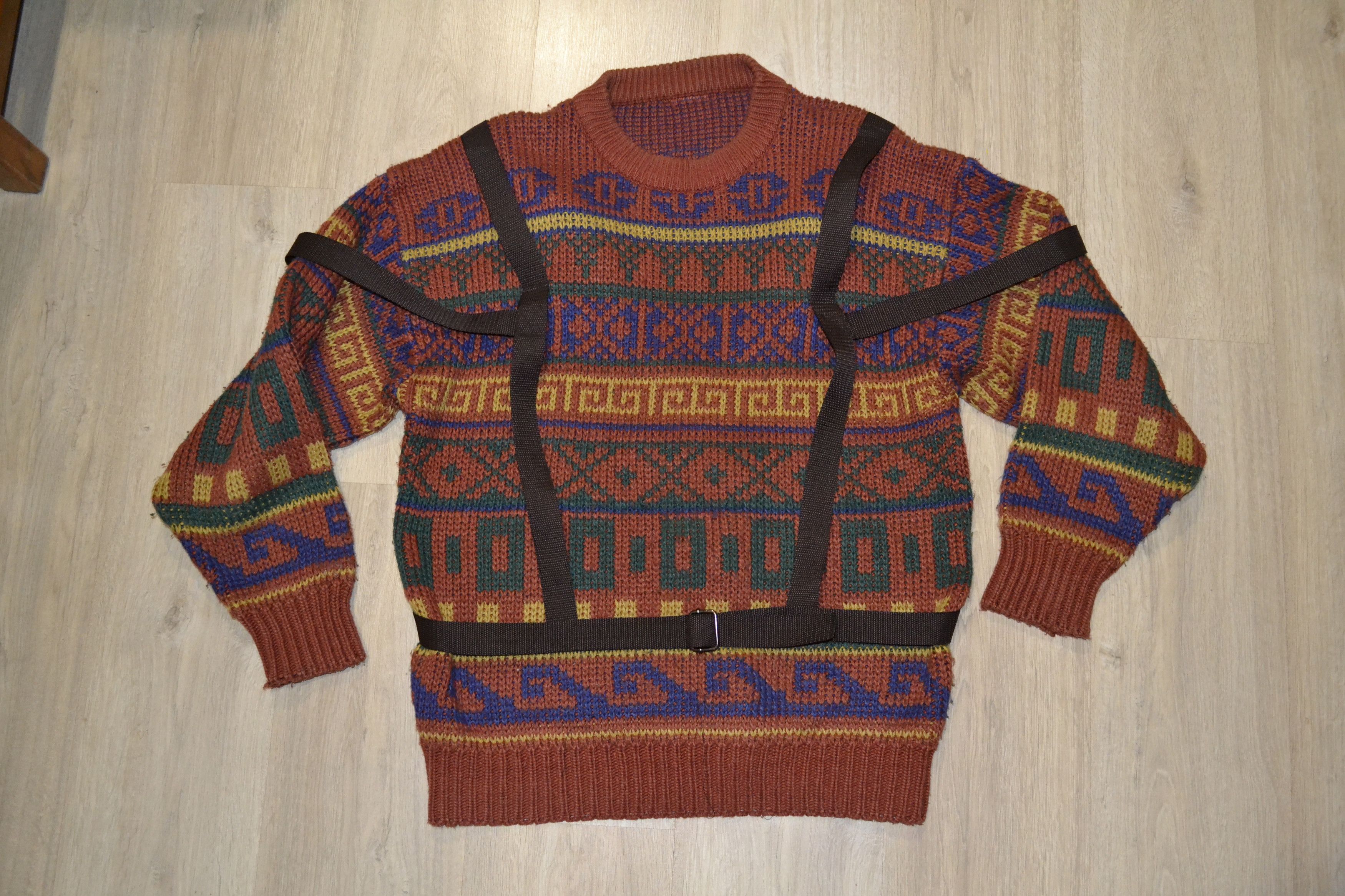 Vintage Vintage Bondage Knit Sweater Size US XL / EU 56 / 4 - 4 Thumbnail