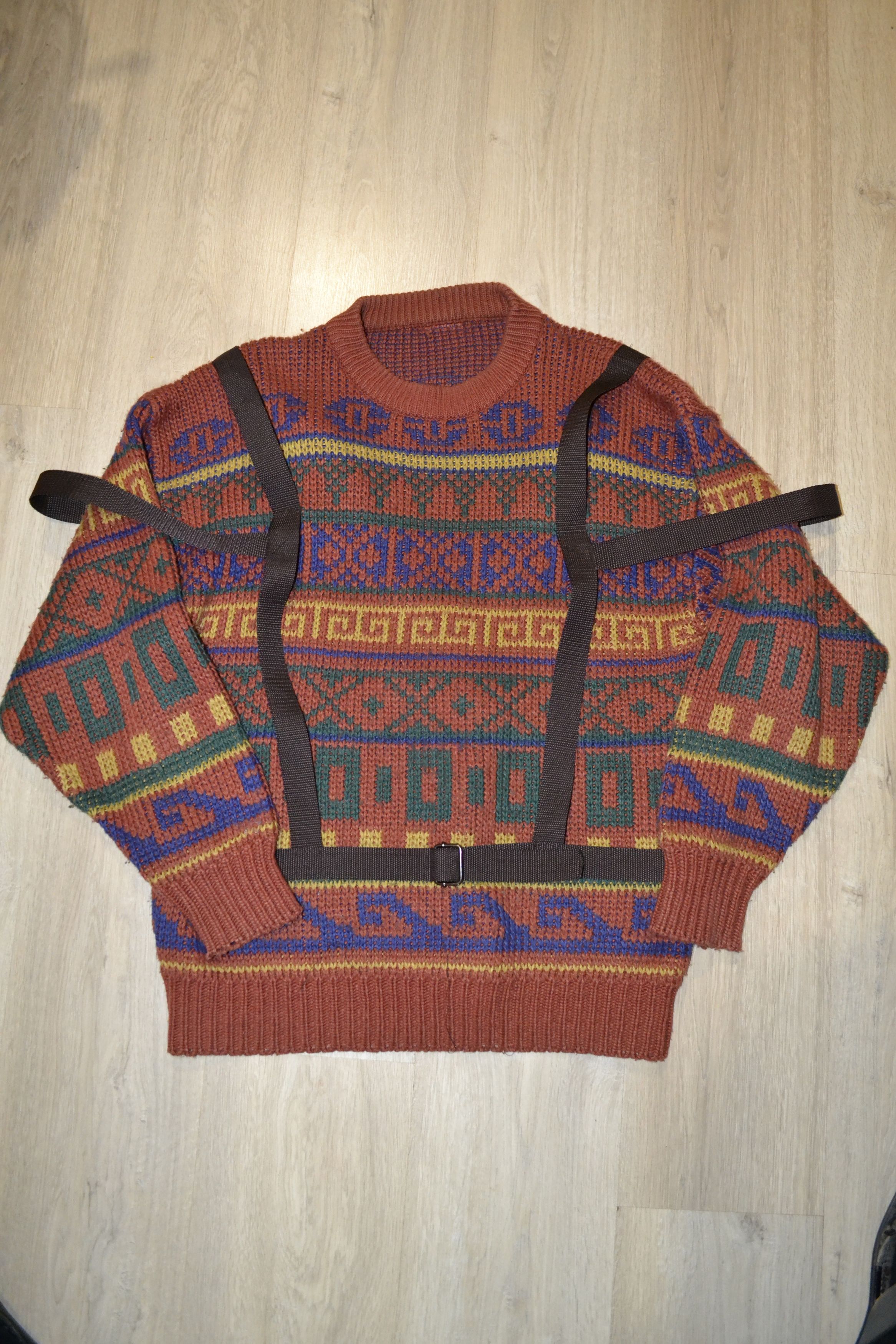 Vintage Vintage Bondage Knit Sweater Size US XL / EU 56 / 4 - 1 Thumbnail