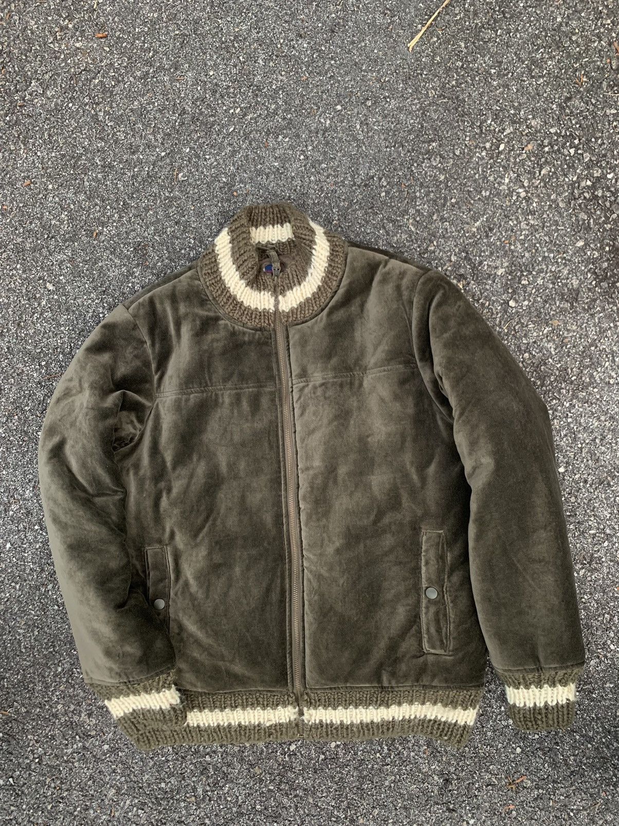 Vintage 👹Vintage Kaerney House Puffer Suede Bomber Jacket Size US M / EU 48-50 / 2 - 6 Thumbnail