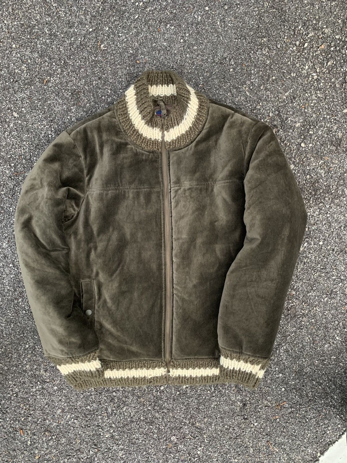 Vintage 👹Vintage Kaerney House Puffer Suede Bomber Jacket Size US M / EU 48-50 / 2 - 7 Thumbnail