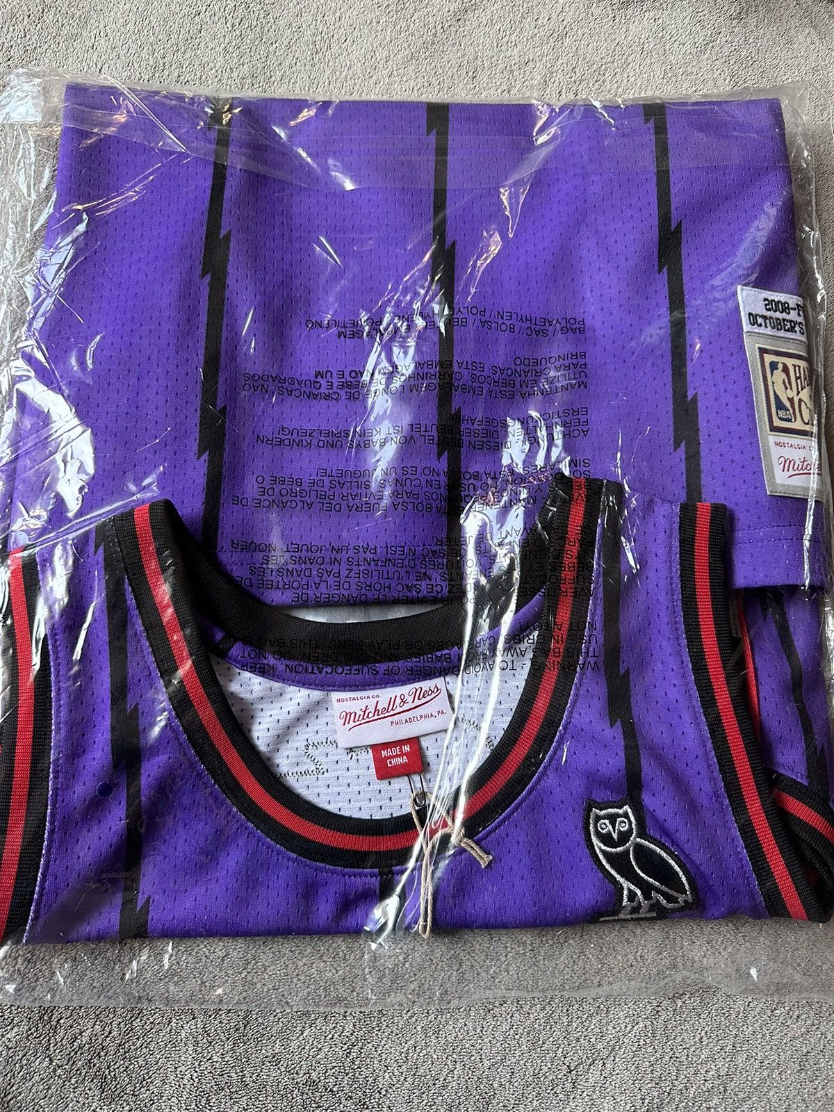 Mitchell & Ness × NBA × October's Very Own OVO Toronto Raptors x Mitchell & Ness Basketball Jersey Size US L / EU 52-54 / 3 - 2 Thumbnail