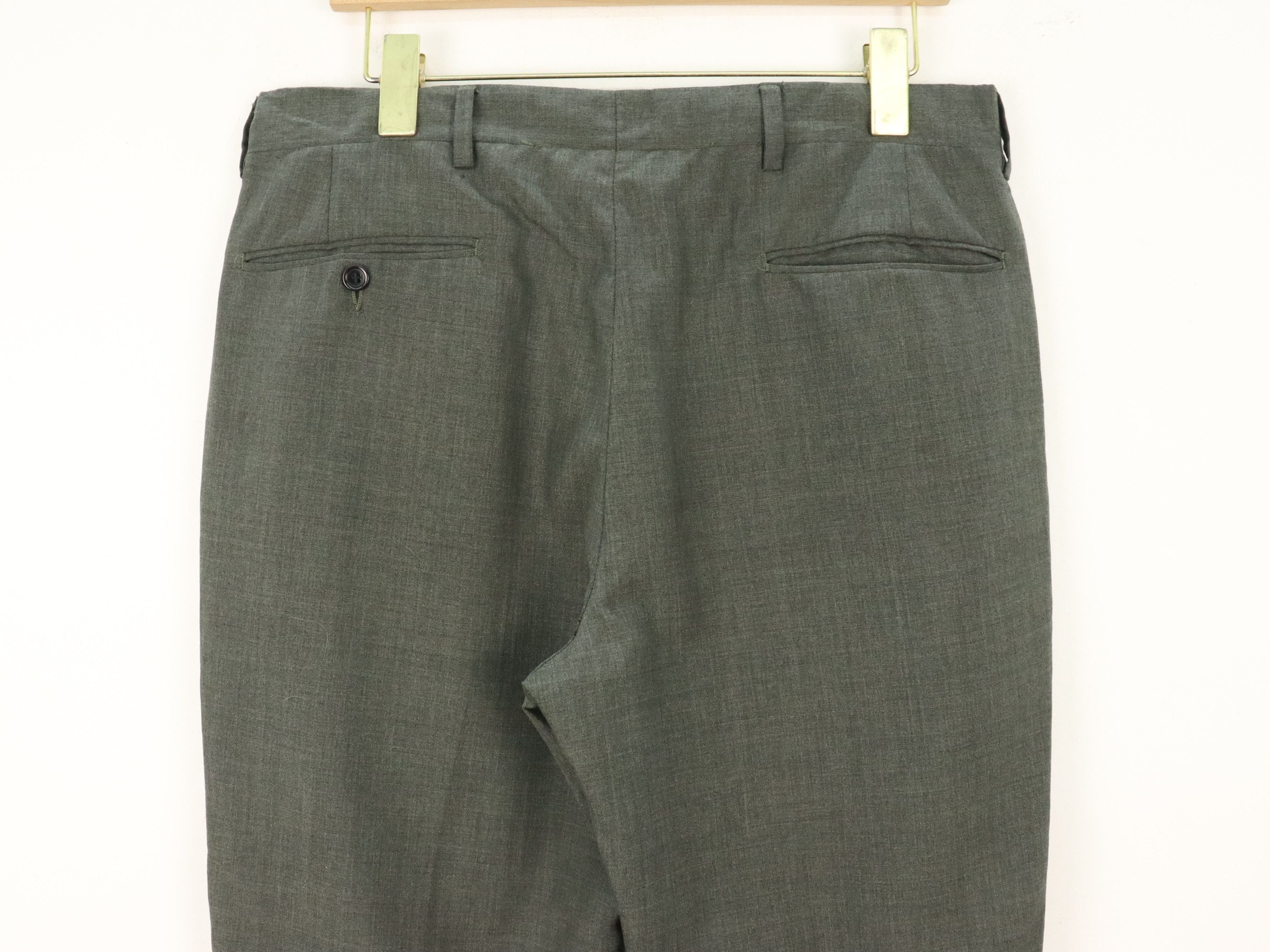 Vintage Slack Wool Talon Zipper Pant