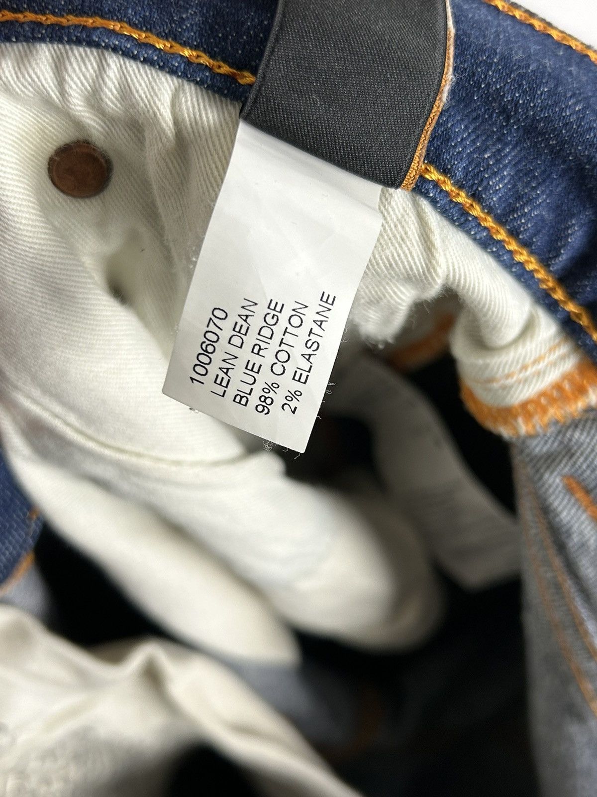 Nudie Jeans Nudie Jeans Lean Dean Blue Ridge Denim Jeans In Size 30/32 Size US 30 / EU 46 - 11 Thumbnail