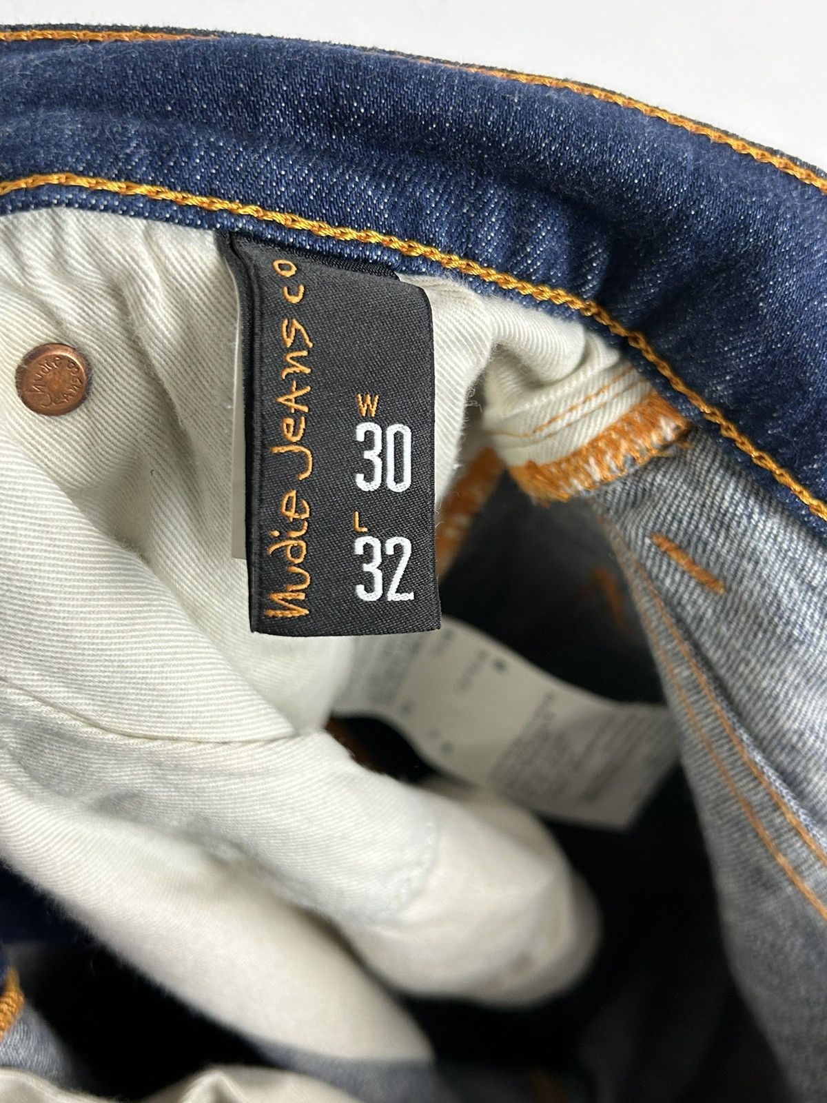 Nudie Jeans Nudie Jeans Lean Dean Blue Ridge Denim Jeans In Size 30/32 Size US 30 / EU 46 - 9 Thumbnail