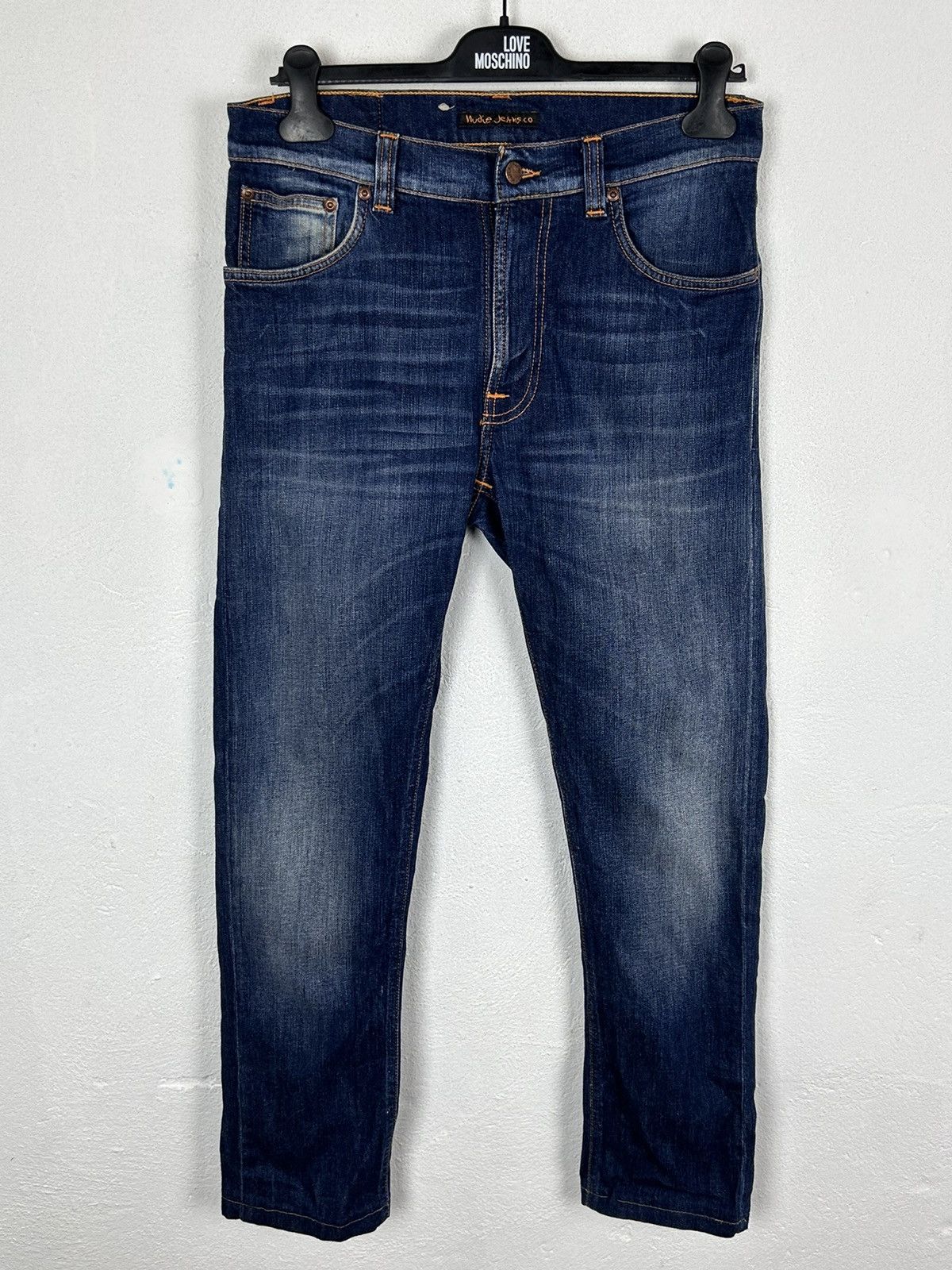 Nudie Jeans Nudie Jeans Lean Dean Blue Ridge Denim Jeans In Size 30/32 Size US 30 / EU 46 - 1 Thumbnail