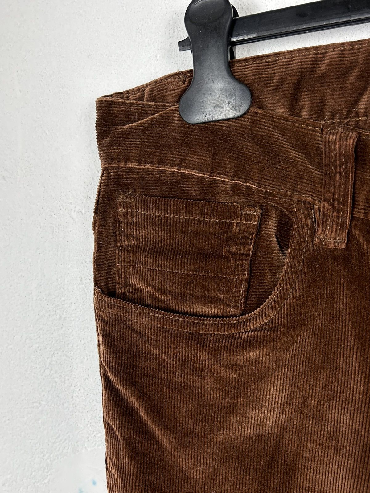 Japanese Brand × Velour × Velvet Vintage Matchstick Velvet Velour Japanese Pants In Size 34 Size US 34 / EU 50 - 6 Thumbnail