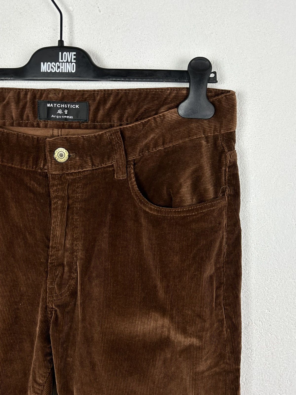 Japanese Brand × Velour × Velvet Vintage Matchstick Velvet Velour Japanese Pants In Size 34 Size US 34 / EU 50 - 3 Thumbnail