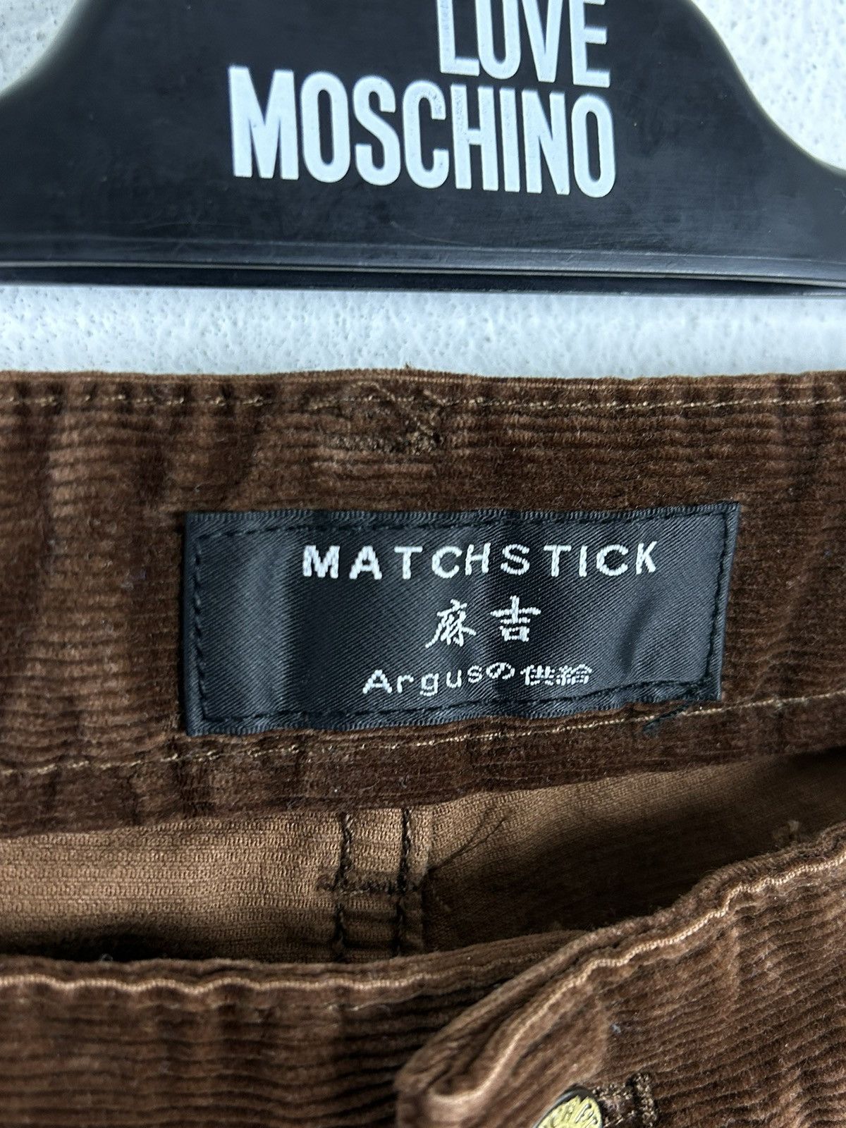 Japanese Brand × Velour × Velvet Vintage Matchstick Velvet Velour Japanese Pants In Size 34 Size US 34 / EU 50 - 5 Thumbnail