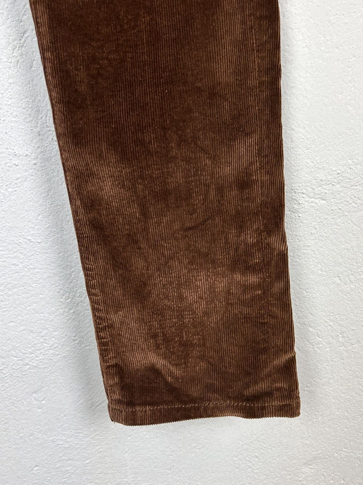 Japanese Brand × Velour × Velvet Vintage Matchstick Velvet Velour Japanese Pants In Size 34 Size US 34 / EU 50 - 2 Thumbnail