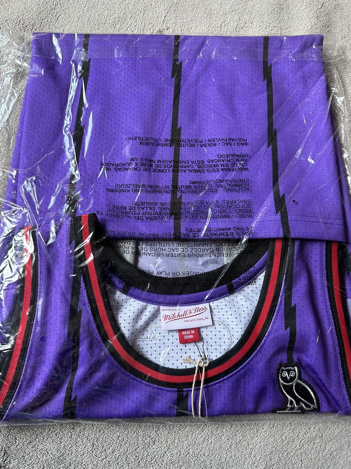 Mitchell & Ness × NBA × October's Very Own OVO Toronto Raptors x Mitchell & Ness Basketball Jersey Size US XXL / EU 58 / 5 - 2 Thumbnail