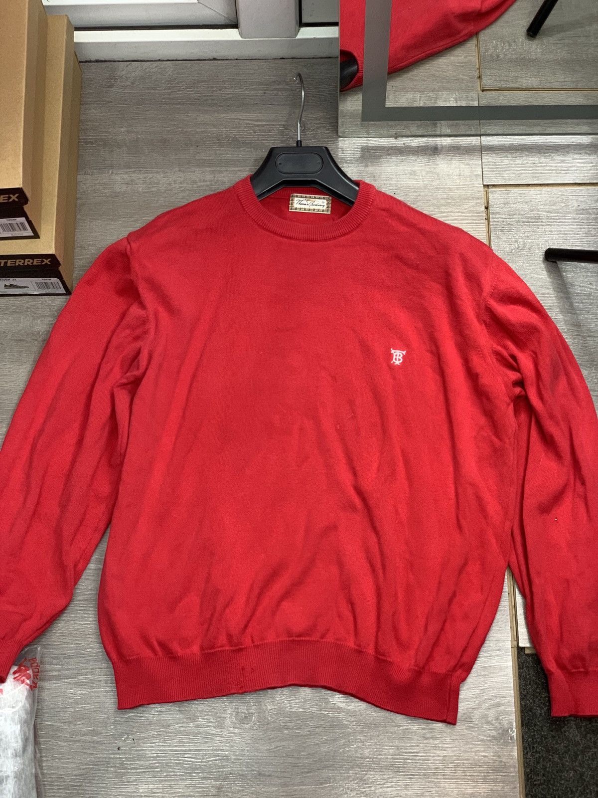 Burberry - Man - Red - Sweater