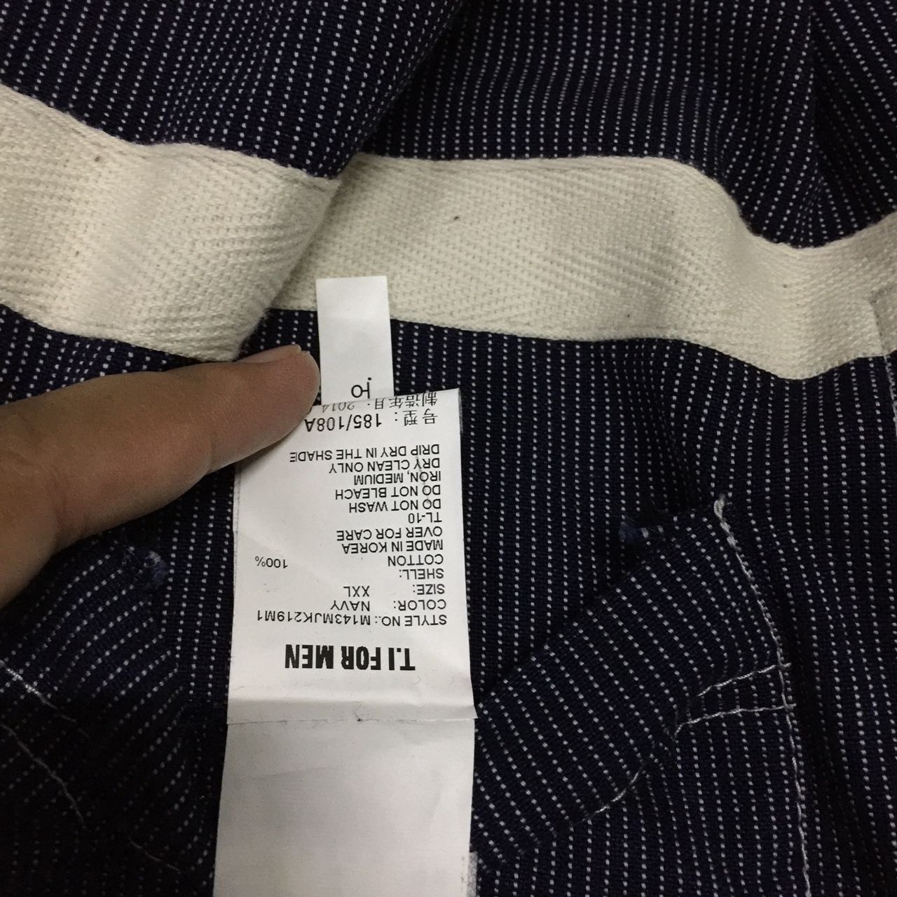 Japanese Brand T.I for men navy colour jacket Size US XL / EU 56 / 4 - 8 Thumbnail