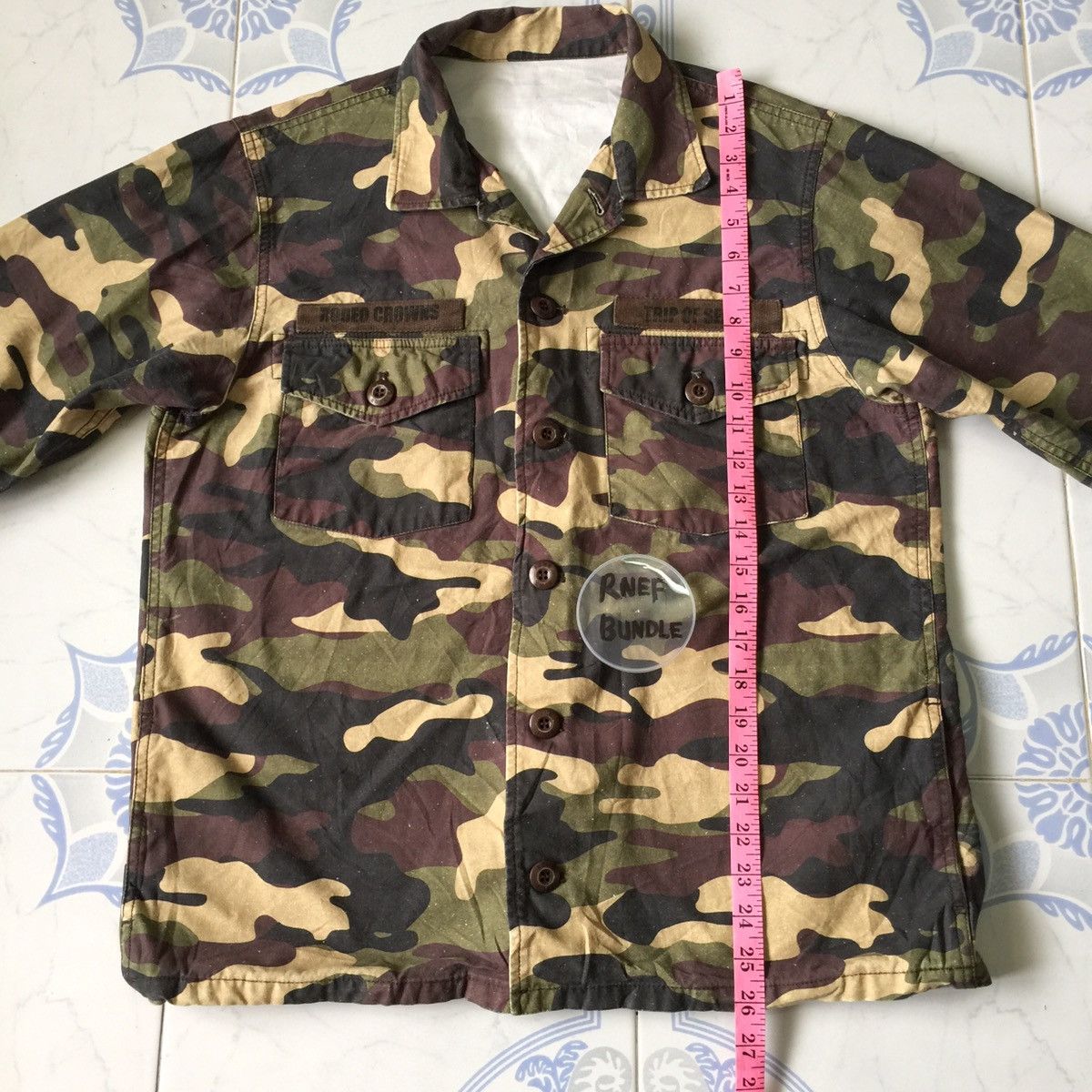 Japanese Brand Camouflage logo smile smiley face jacket Size US M / EU 48-50 / 2 - 10 Thumbnail