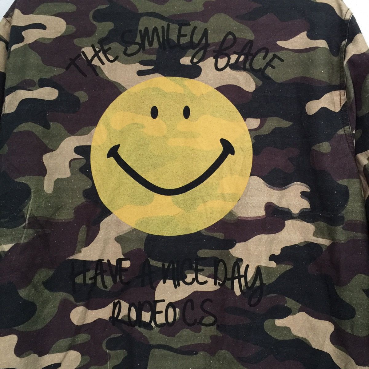 Japanese Brand Camouflage logo smile smiley face jacket Size US M / EU 48-50 / 2 - 6 Thumbnail
