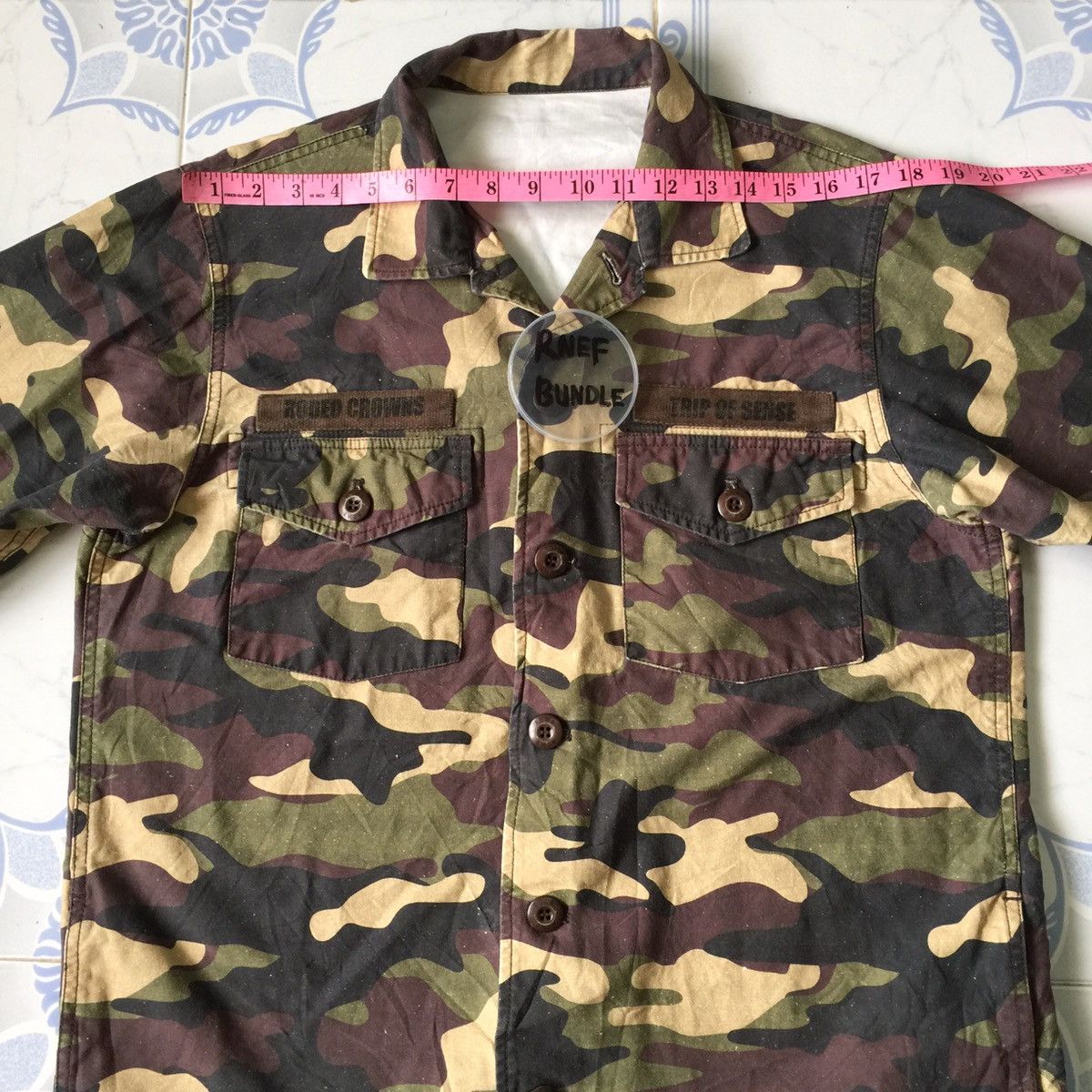 Japanese Brand Camouflage logo smile smiley face jacket Size US M / EU 48-50 / 2 - 9 Thumbnail