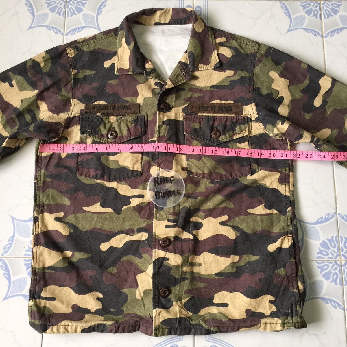 Japanese Brand Camouflage logo smile smiley face jacket Size US M / EU 48-50 / 2 - 8 Thumbnail