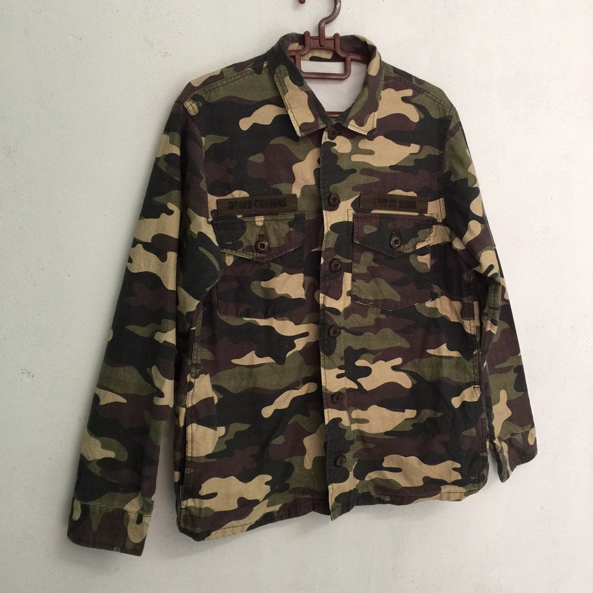 Japanese Brand Camouflage logo smile smiley face jacket Size US M / EU 48-50 / 2 - 4 Thumbnail