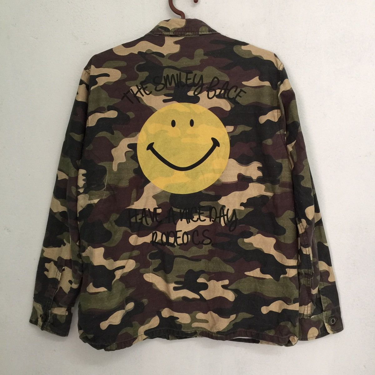 Japanese Brand Camouflage logo smile smiley face jacket Size US M / EU 48-50 / 2 - 1 Thumbnail