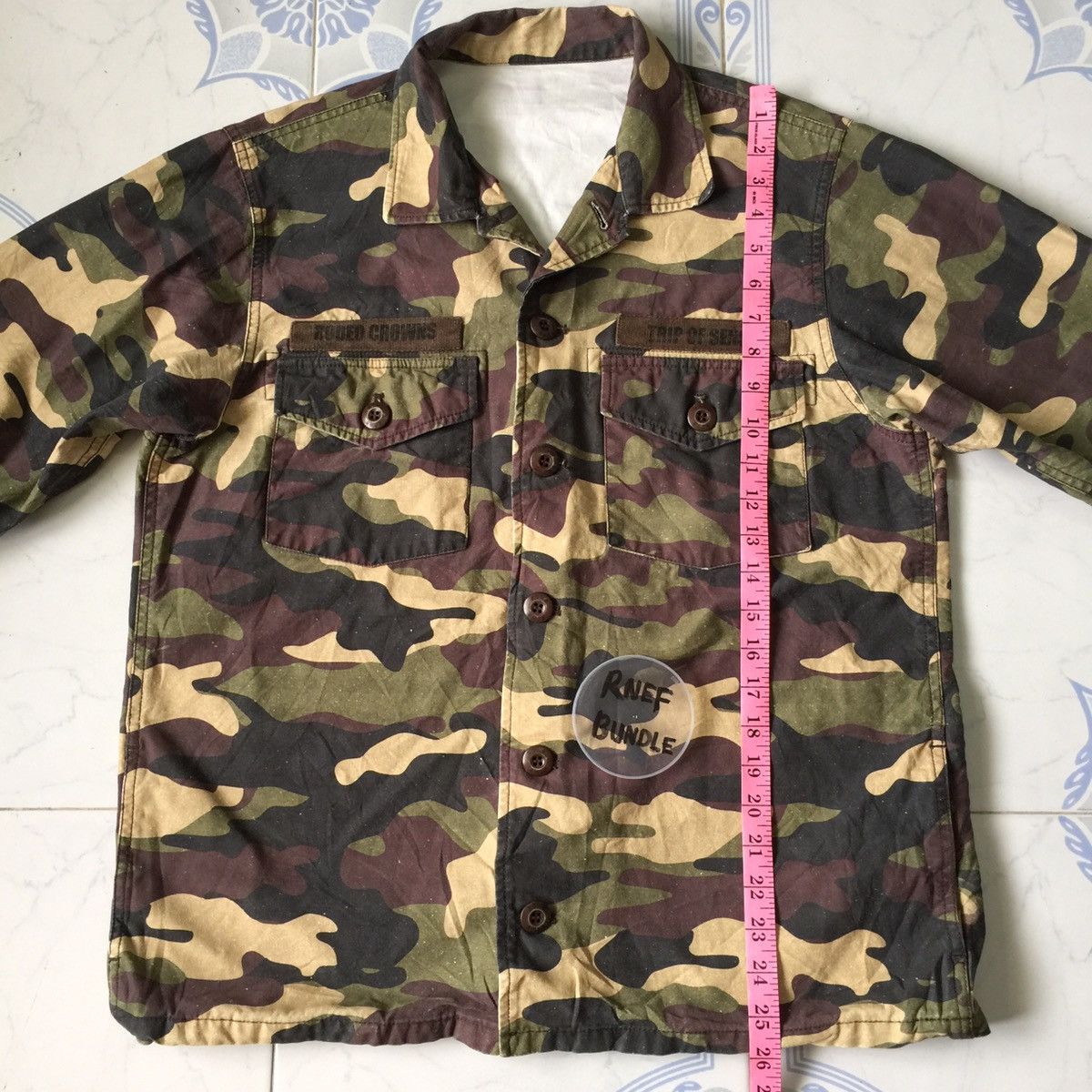Japanese Brand Camouflage logo smile smiley face jacket Size US M / EU 48-50 / 2 - 12 Thumbnail