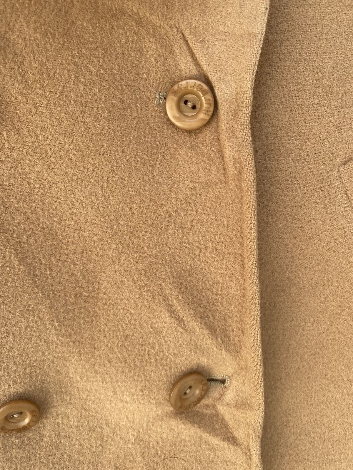 Burberry × Vintage Vtg 90s Burberrys iconic nova check lining wool coat jacket Size US M / EU 48-50 / 2 - 4 Thumbnail