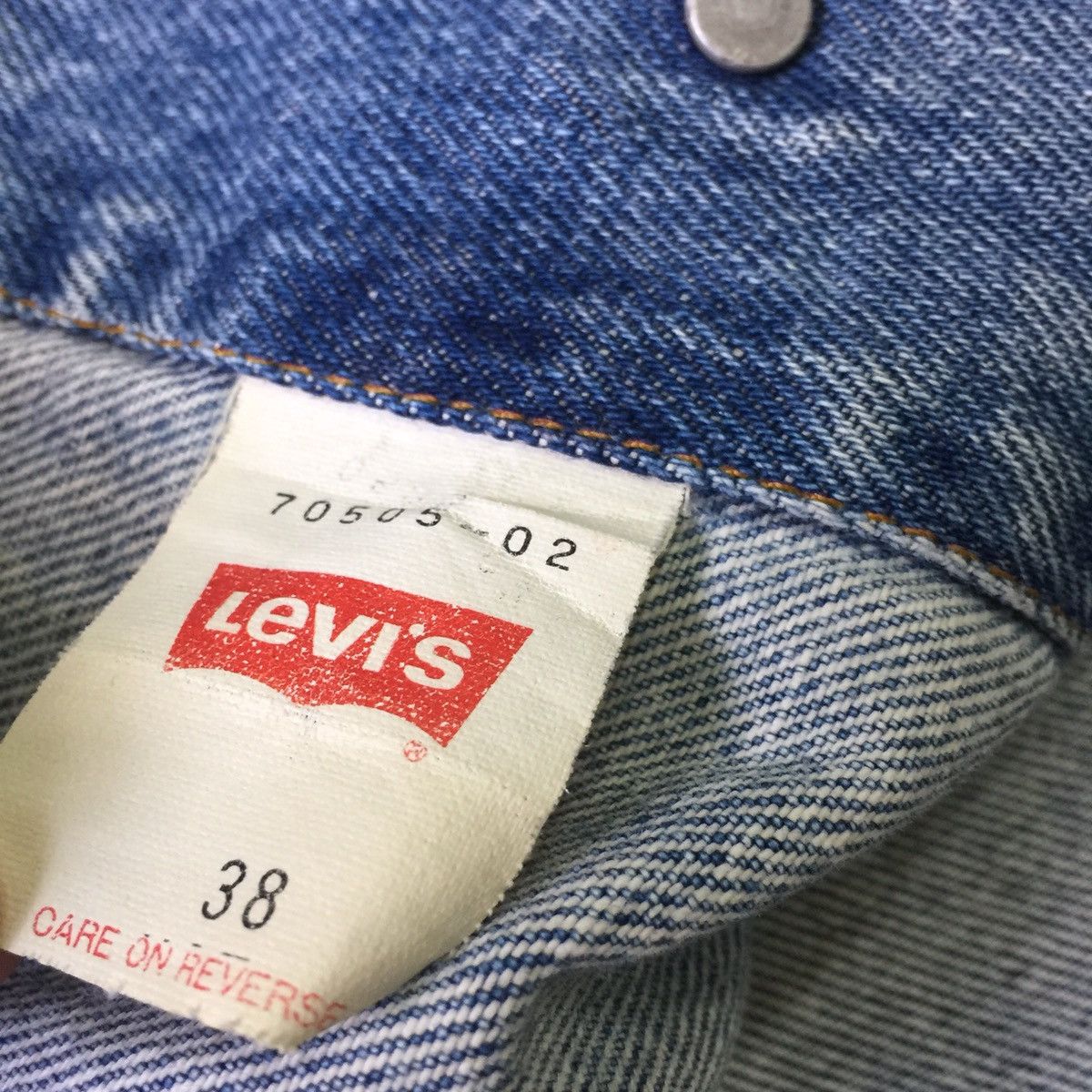 Levi's Levi’s 70505 denim jacket size on tag 38 Size US S / EU 44-46 / 1 - 14 Thumbnail