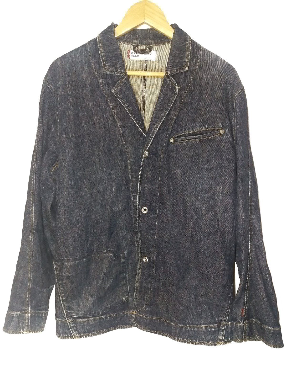 Levi's Made & Crafted × Levi's Vintage Clothing ❤️‍🔥SENDOFFERS❤️‍🔥 Levi's Engineered Denim Button Up Chore Jacket Size US M / EU 48-50 / 2 - 1 Thumbnail