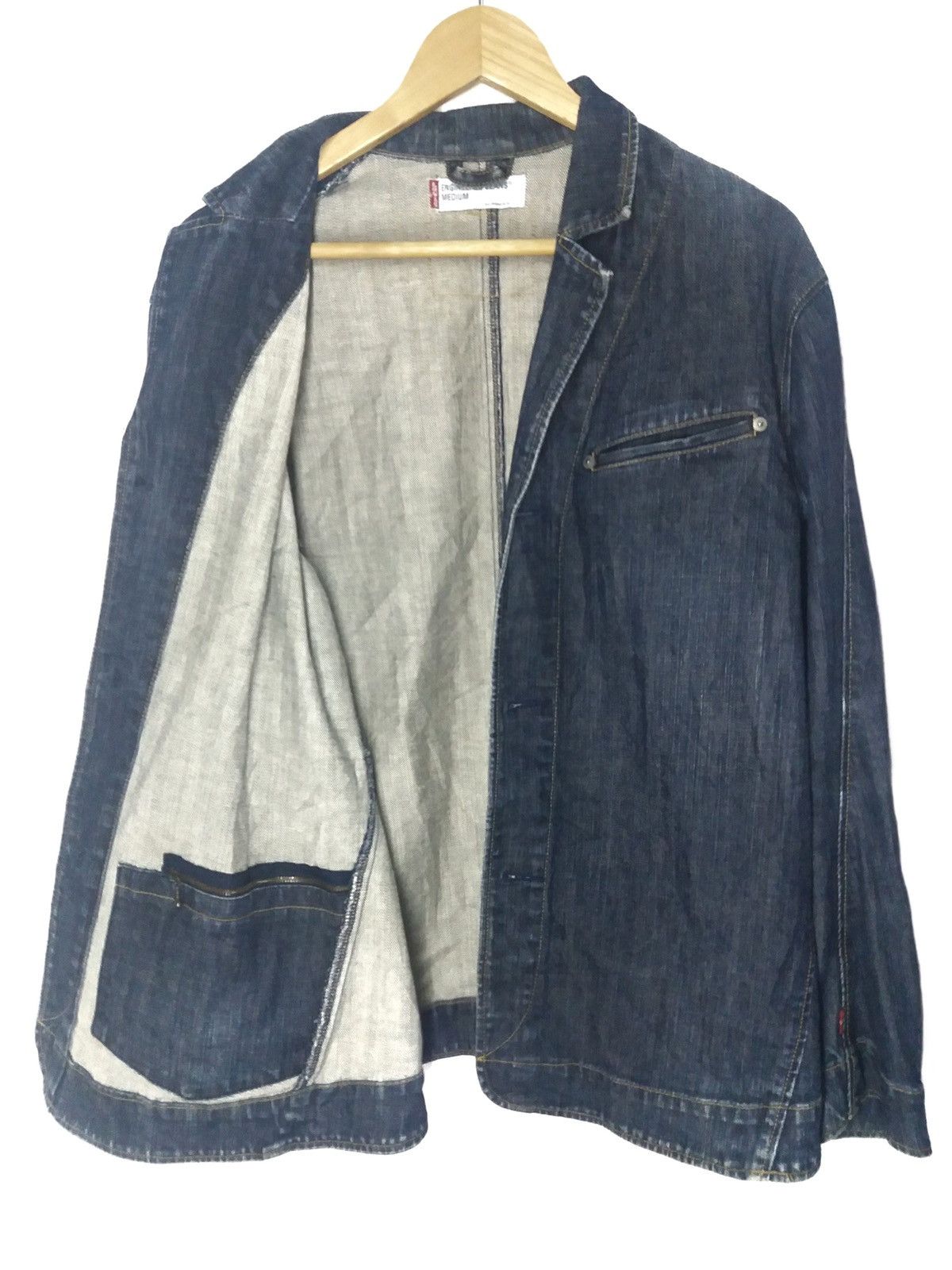 Levi's Made & Crafted × Levi's Vintage Clothing ❤️‍🔥SENDOFFERS❤️‍🔥 Levi's Engineered Denim Button Up Chore Jacket Size US M / EU 48-50 / 2 - 3 Thumbnail