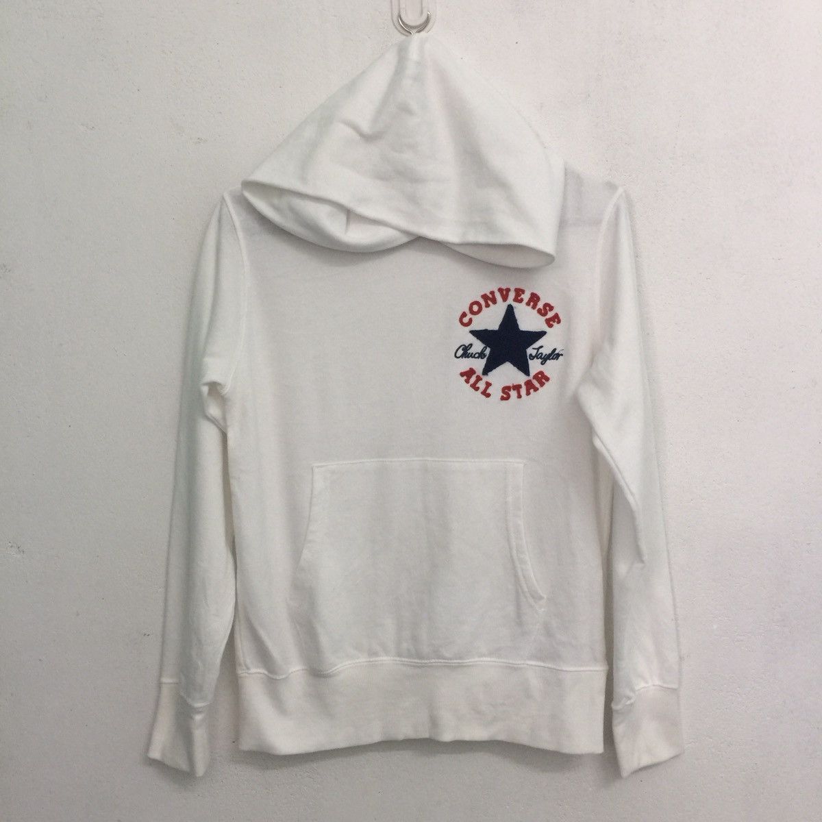 image of Converse Hoodie Sweatshirt Spellout, Men's (Size Medium)
