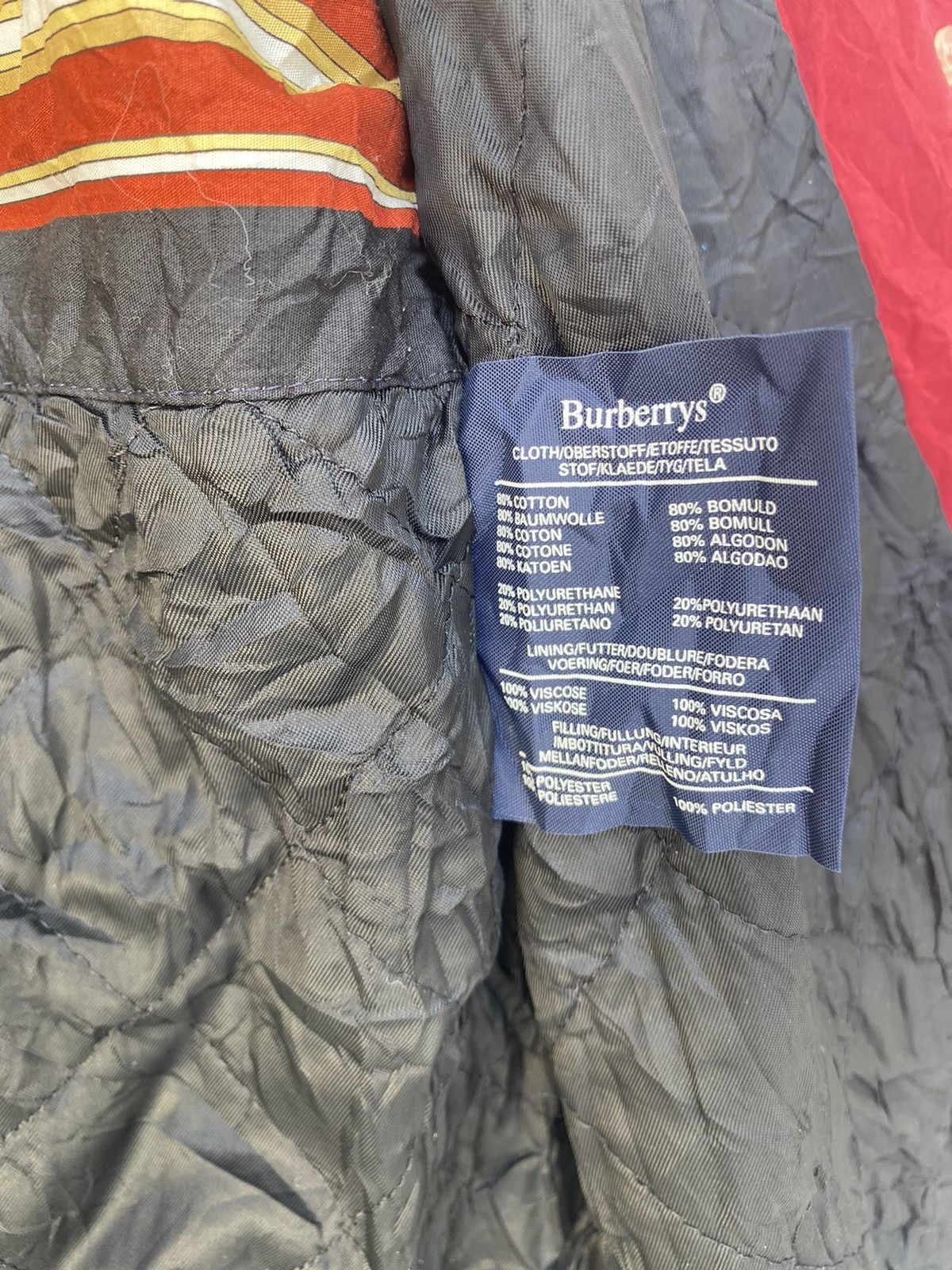 Burberry × Vintage Vtg 90s rare Burberrys casual design coat jacket Size US M / EU 48-50 / 2 - 8 Thumbnail