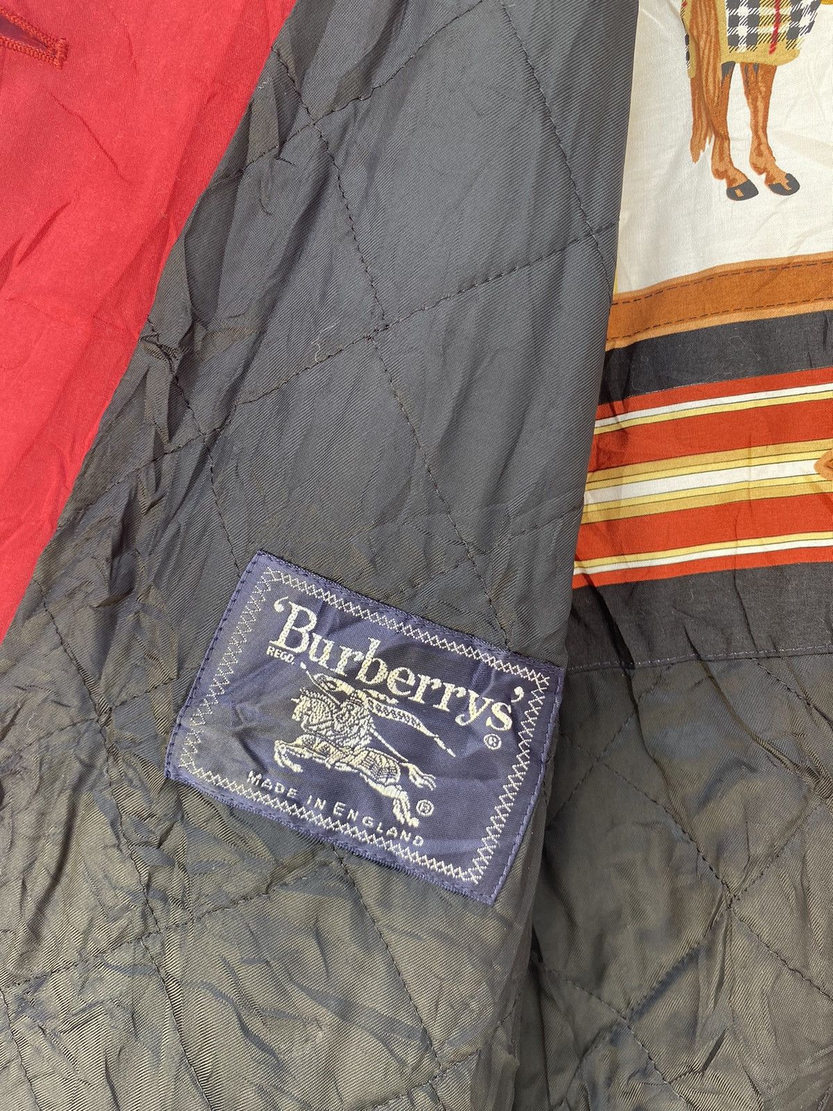 Burberry × Vintage Vtg 90s rare Burberrys casual design coat jacket Size US M / EU 48-50 / 2 - 7 Thumbnail