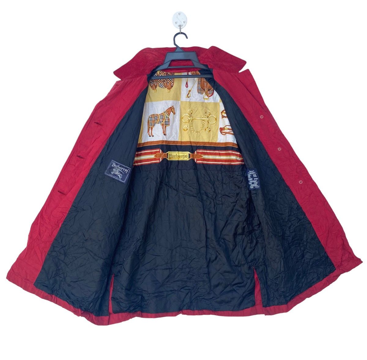 Burberry × Vintage Vtg 90s rare Burberrys casual design coat jacket Size US M / EU 48-50 / 2 - 2 Thumbnail