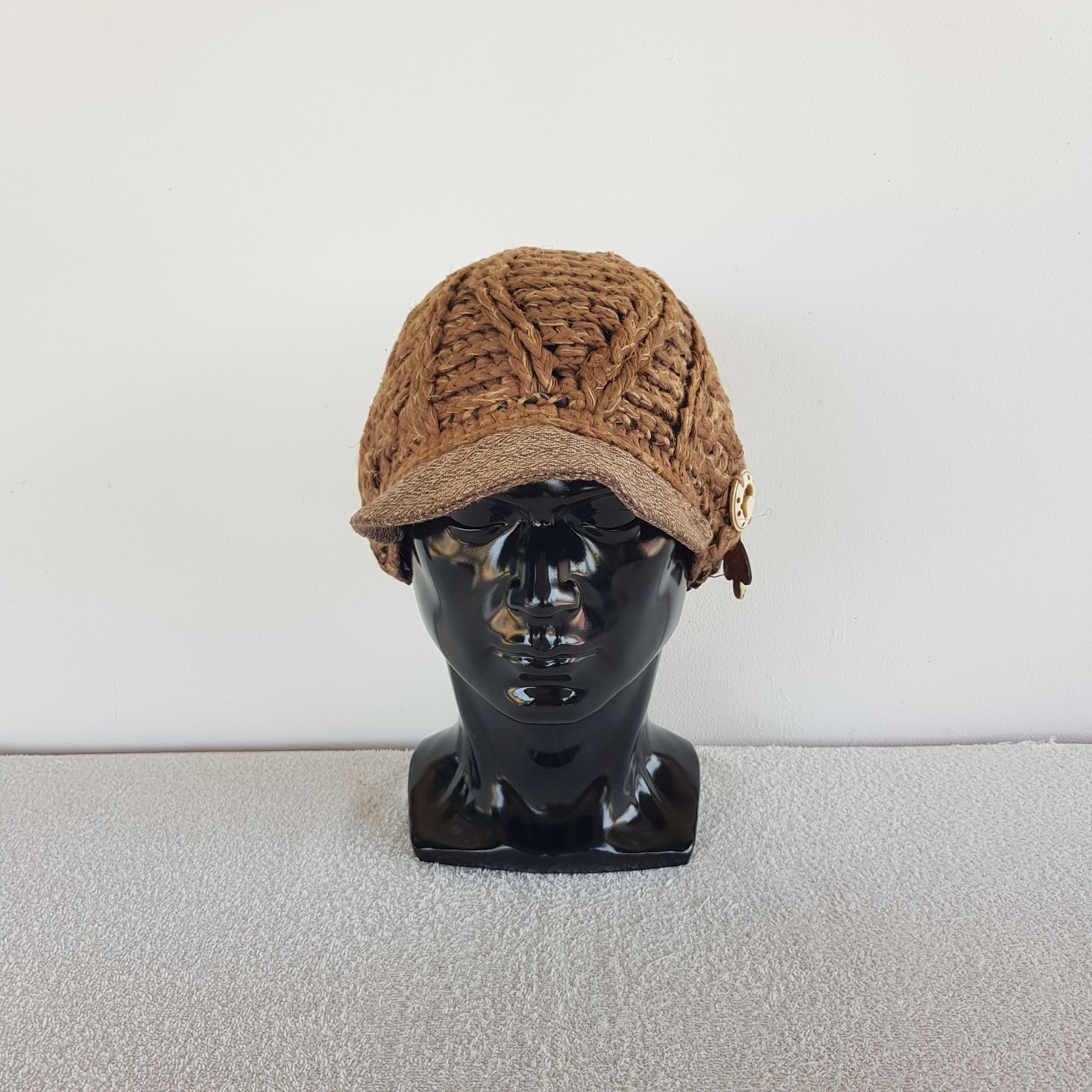 Japanese Brand × Vintage Japanese Hats Knitted Crochet Beanie Snow Cap - AC10837. Size ONE SIZE - 2 Thumbnail