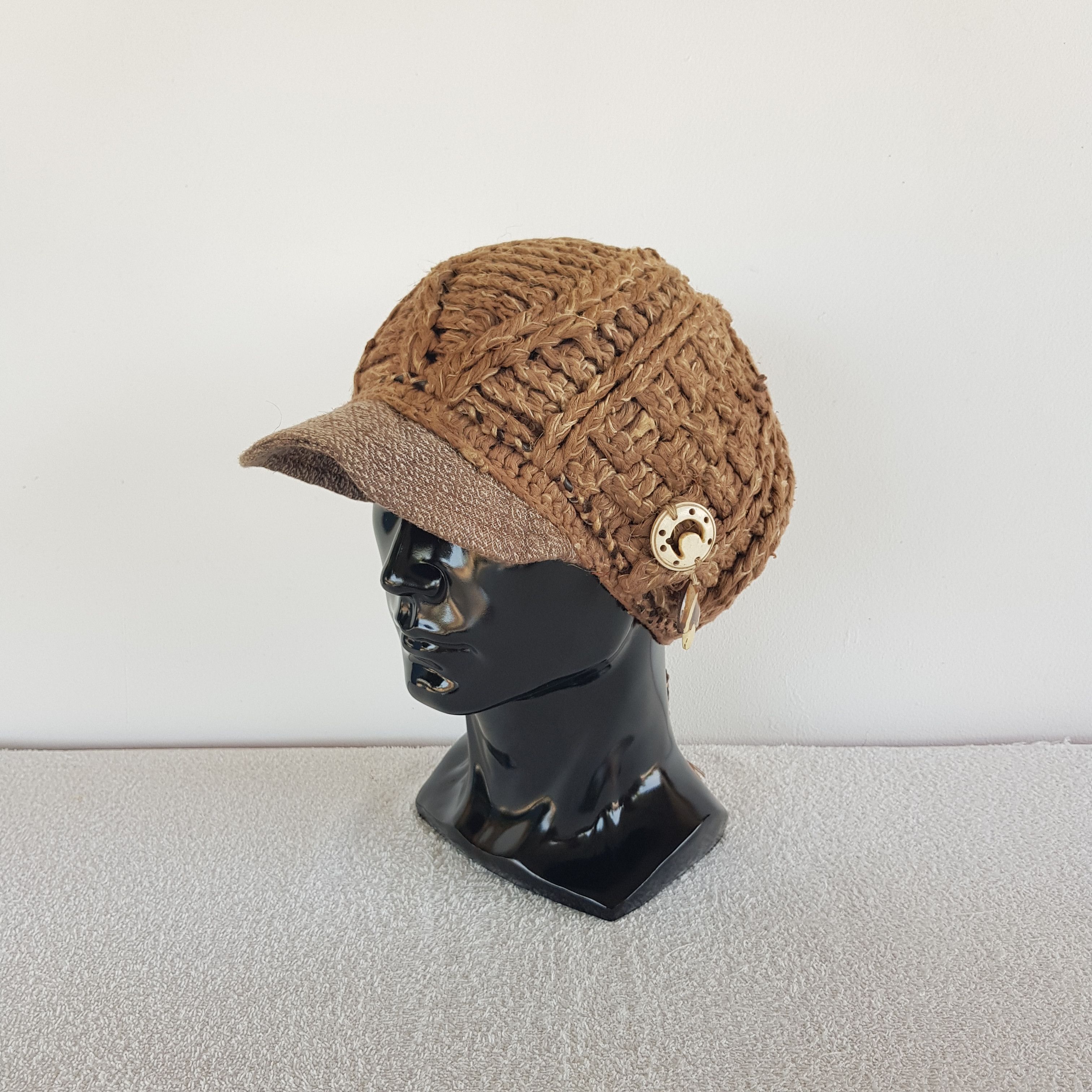 Japanese Brand × Vintage Japanese Hats Knitted Crochet Beanie Snow Cap - AC10837. Size ONE SIZE - 1 Thumbnail