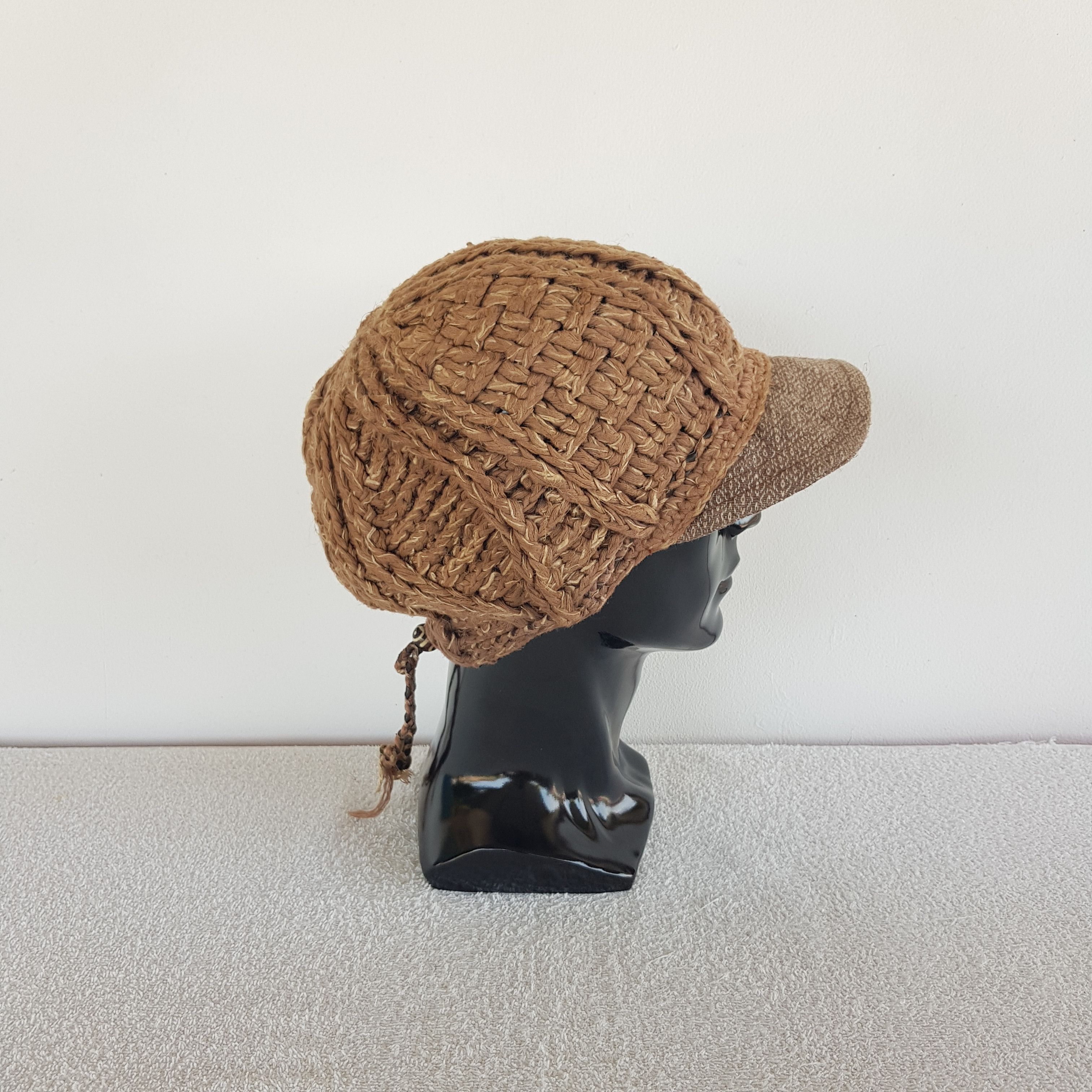 Japanese Brand × Vintage Japanese Hats Knitted Crochet Beanie Snow Cap - AC10837. Size ONE SIZE - 3 Thumbnail