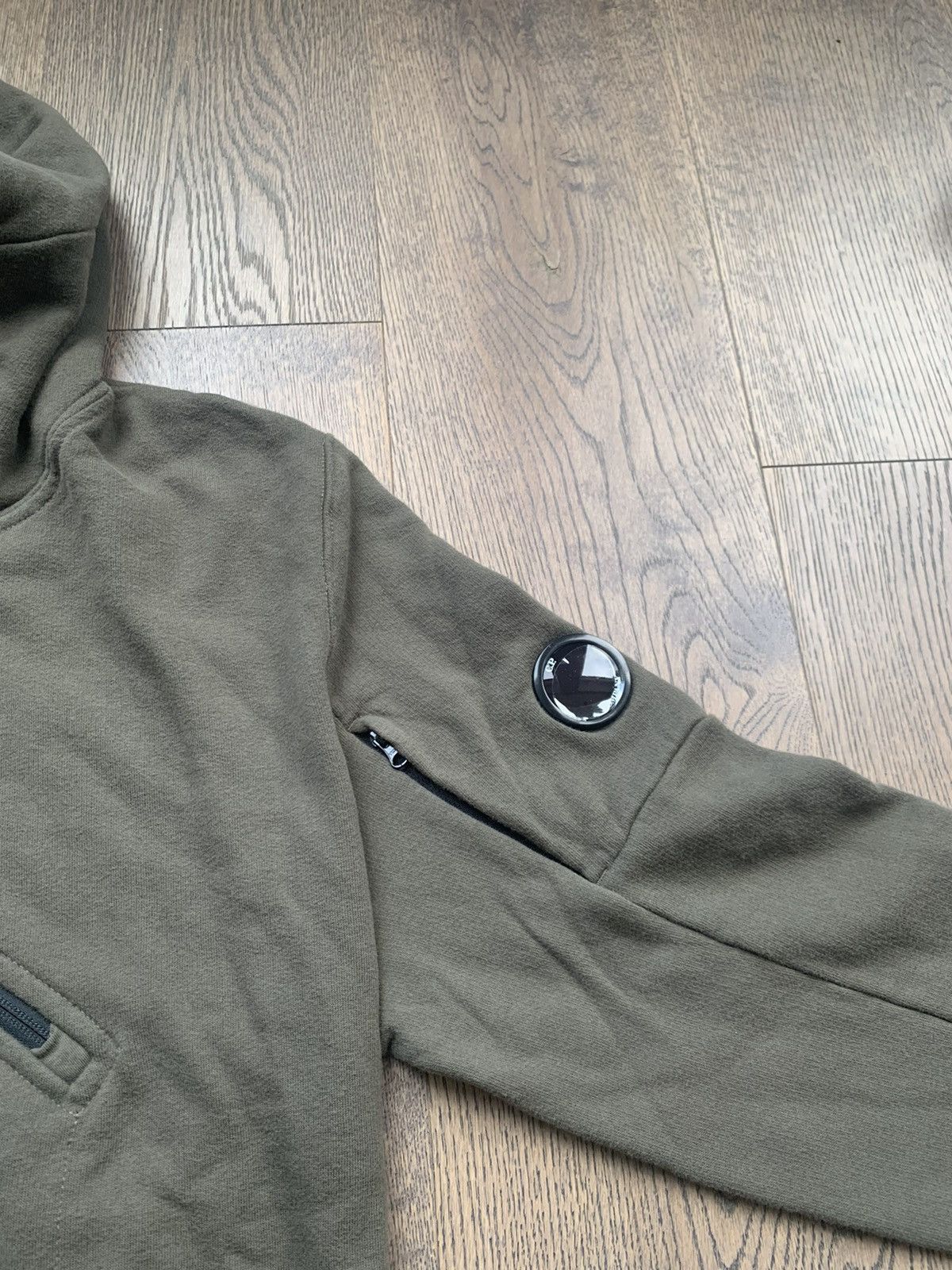 C.P. Company Emerized assymetrical zip fleece hoodie Size US XL / EU 56 / 4 - 4 Thumbnail