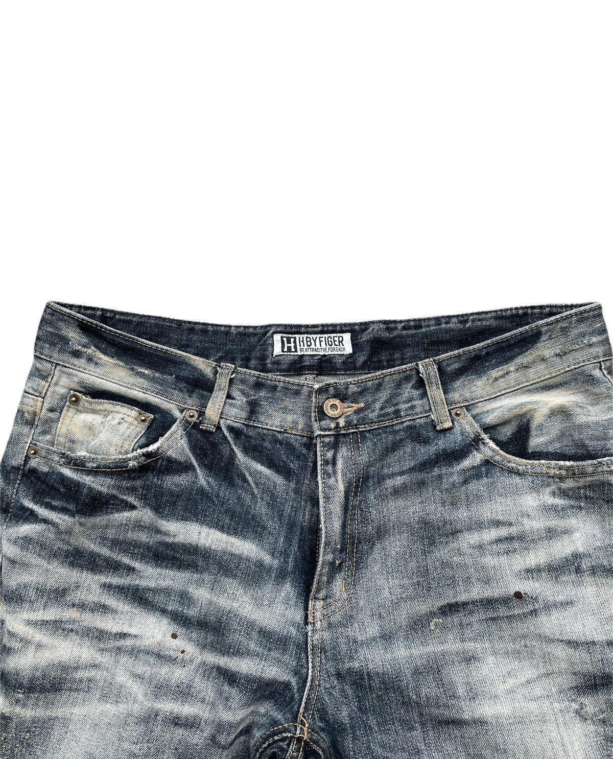 Other H by Figer Aging Wash Denim Size US 37 - 8 Thumbnail