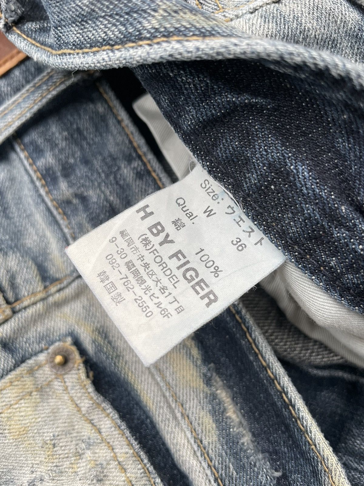 Other H by Figer Aging Wash Denim Size US 37 - 19 Thumbnail