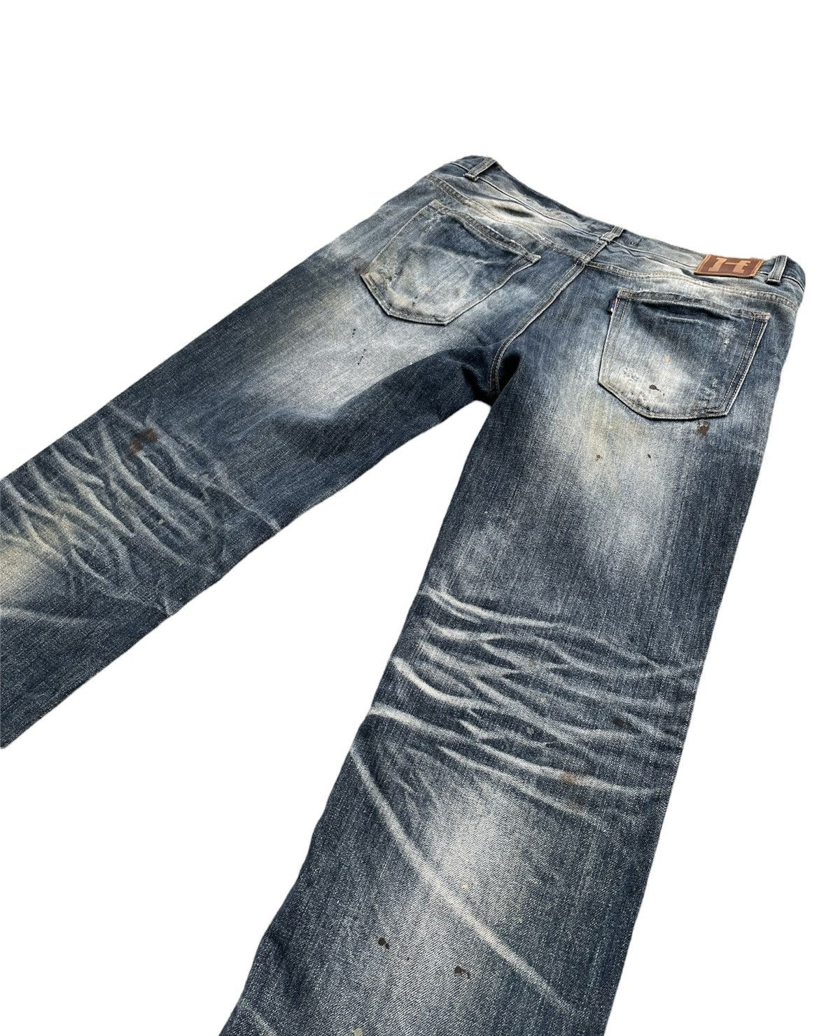 Other H by Figer Aging Wash Denim Size US 37 - 12 Thumbnail