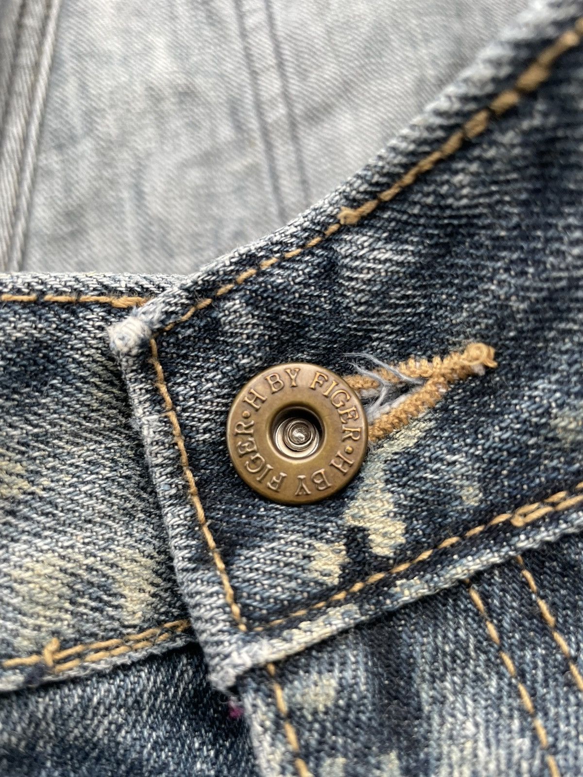 Other H by Figer Aging Wash Denim Size US 37 - 20 Thumbnail